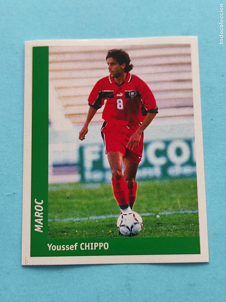 Football Stickers: 56 YOUSSEF CHIPPO (MAROC) - CROMO MUNDIAL FRANCIA 1998 DS FRANCE 98 DSWC98 WORLD CUP