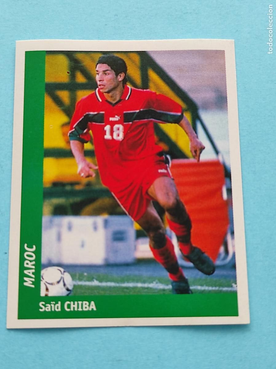 Football Stickers: 58 SAID CHIBA (MAROC) - CROMO MUNDIAL FRANCIA 1998 DS FRANCE 98 DSWC98 WORLD CUP