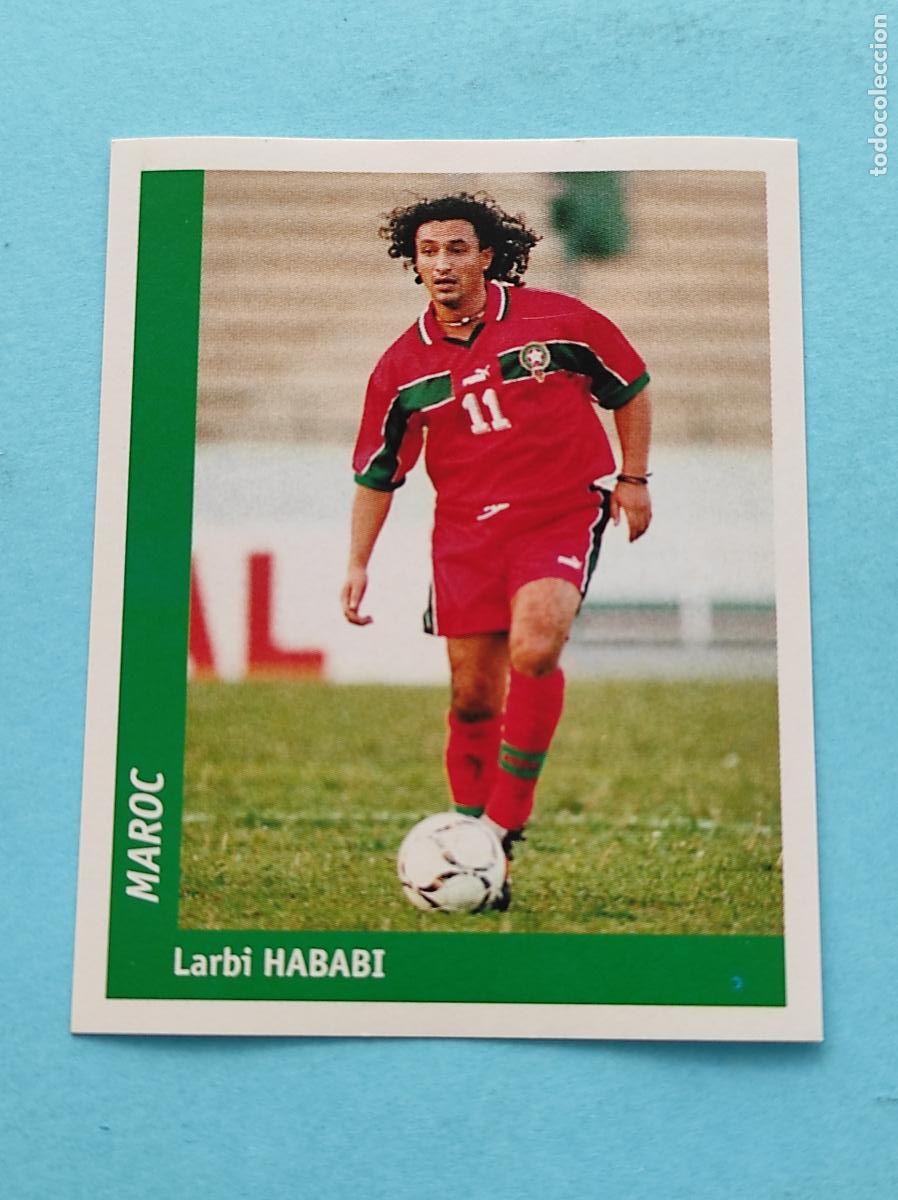 Football Stickers: 59 LARBI HABABI (MAROC) - CROMO MUNDIAL FRANCIA 1998 DS FRANCE 98 DSWC98 WORLD CUP