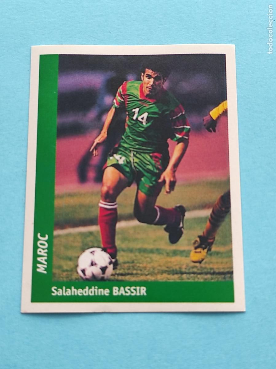 Football Stickers: 61 SALAHEDDINE BASSIR (MAROC) - CROMO MUNDIAL FRANCIA 1998 DS FRANCE 98 DSWC98 WORLD CUP