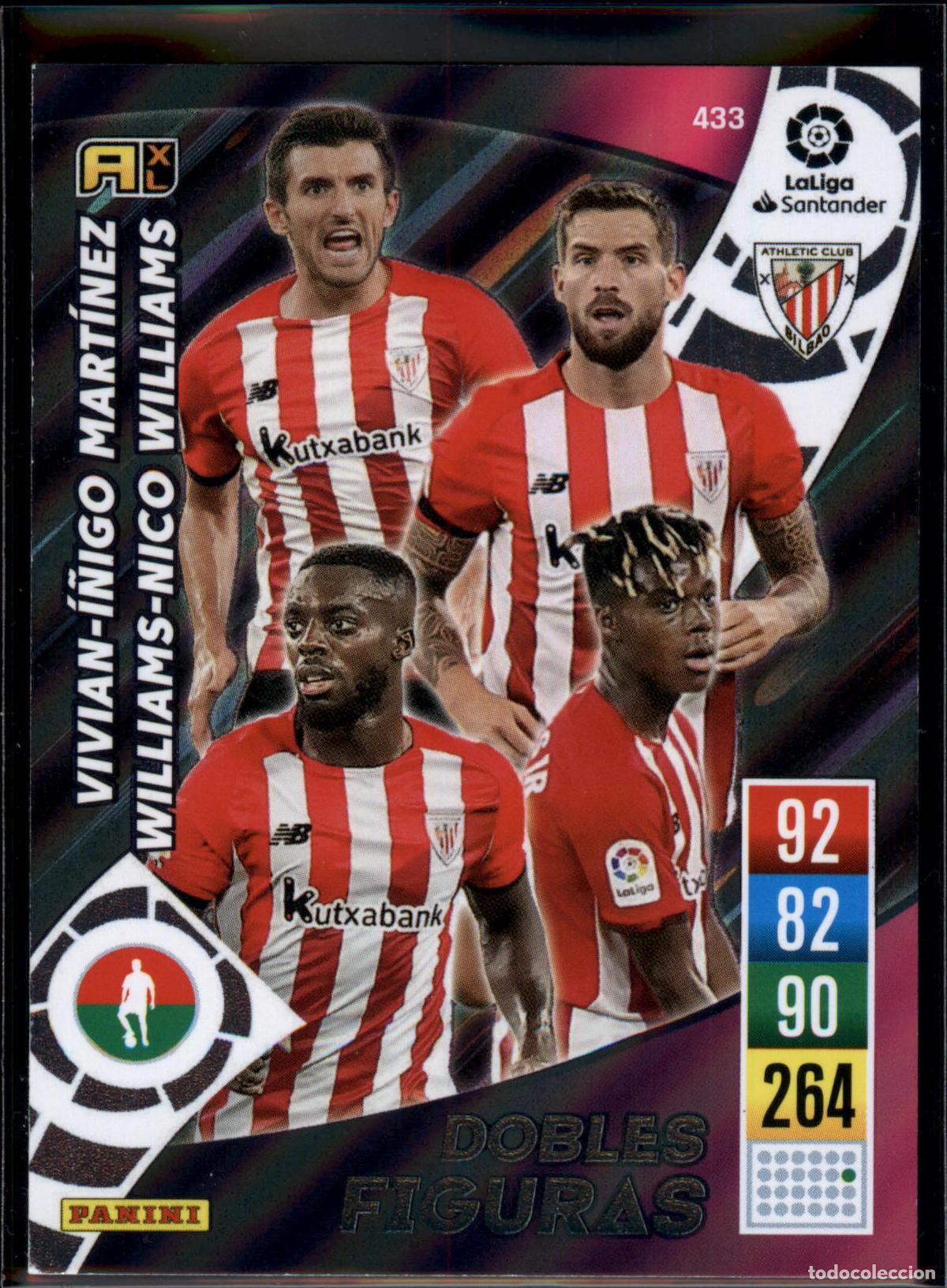 Cartes &agrave; collectionner de Football: Dobles Figuras N&ordm; 433 Athletic Club LaLiga Santander Adrenalyn 2021 2022 Panini 21 22