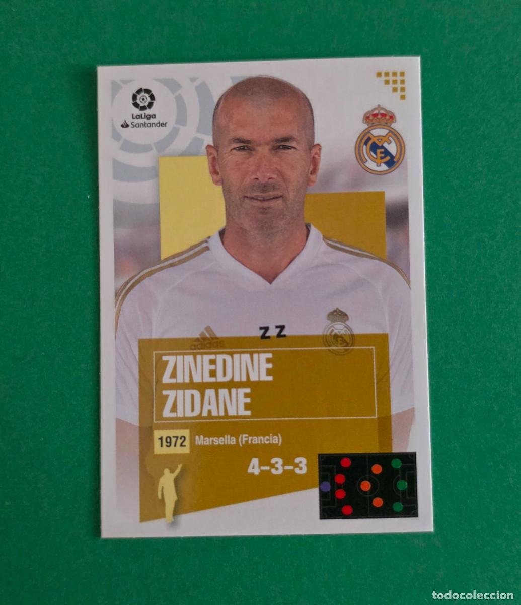 Cromos de f&uacute;tbol: 1 ZINEDINE ZIDANE - REAL MADRID - EDICIONES ESTE 2020-21 - 20/21 (NUEVO)