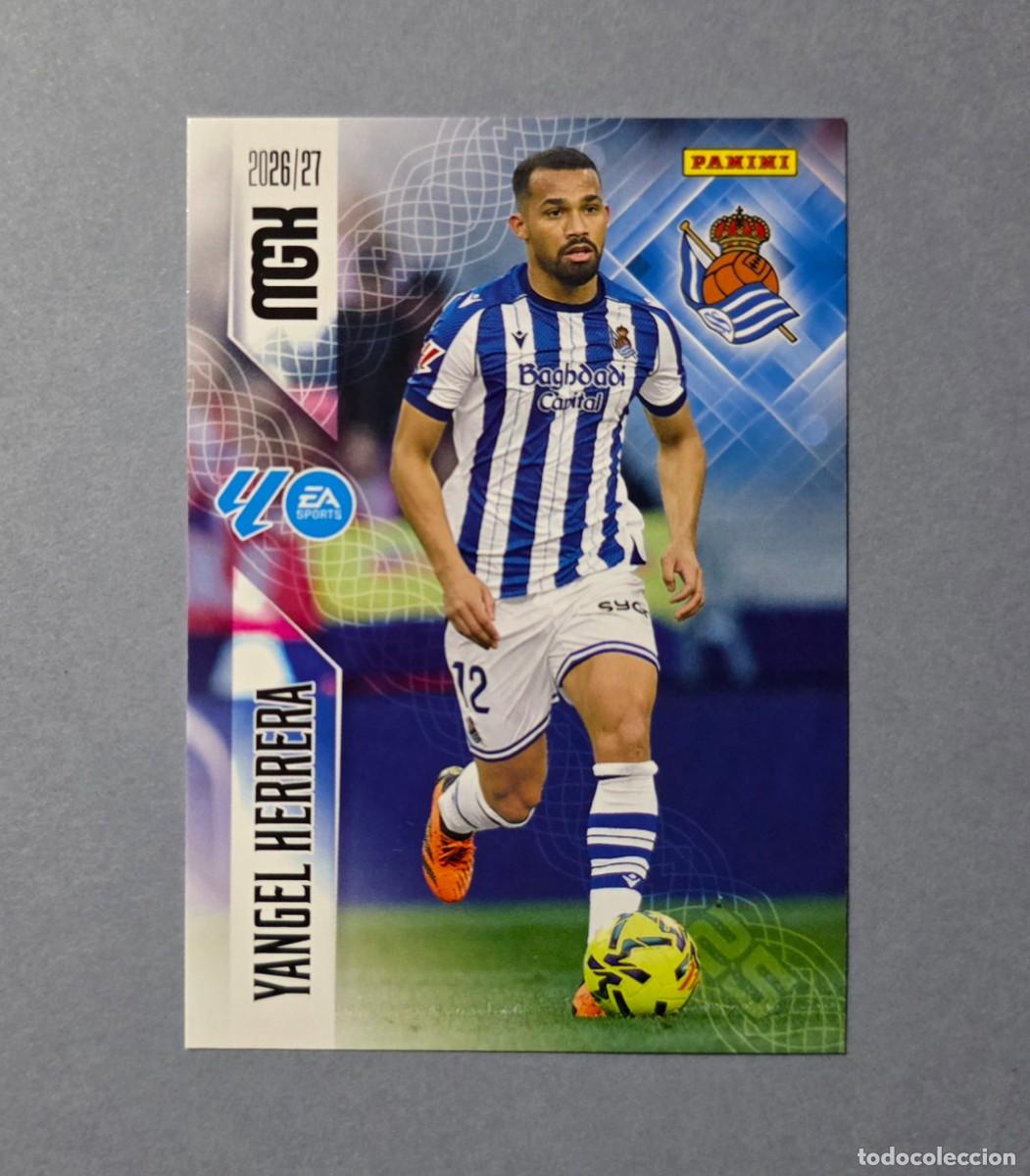 Cromos de f&uacute;tbol: 318 YANGEL HERRERA - REAL SOCIEDAD - MEGACRACKS 2026-27 - MGK 26/27 (NUEVO)
