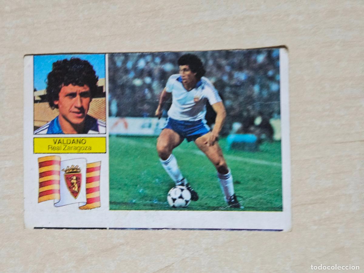 Cromos de f&uacute;tbol: EDICIONES ESTE 82 83 - VALDANO - CROMO RECUPERADO - REAL ZARAGOZA