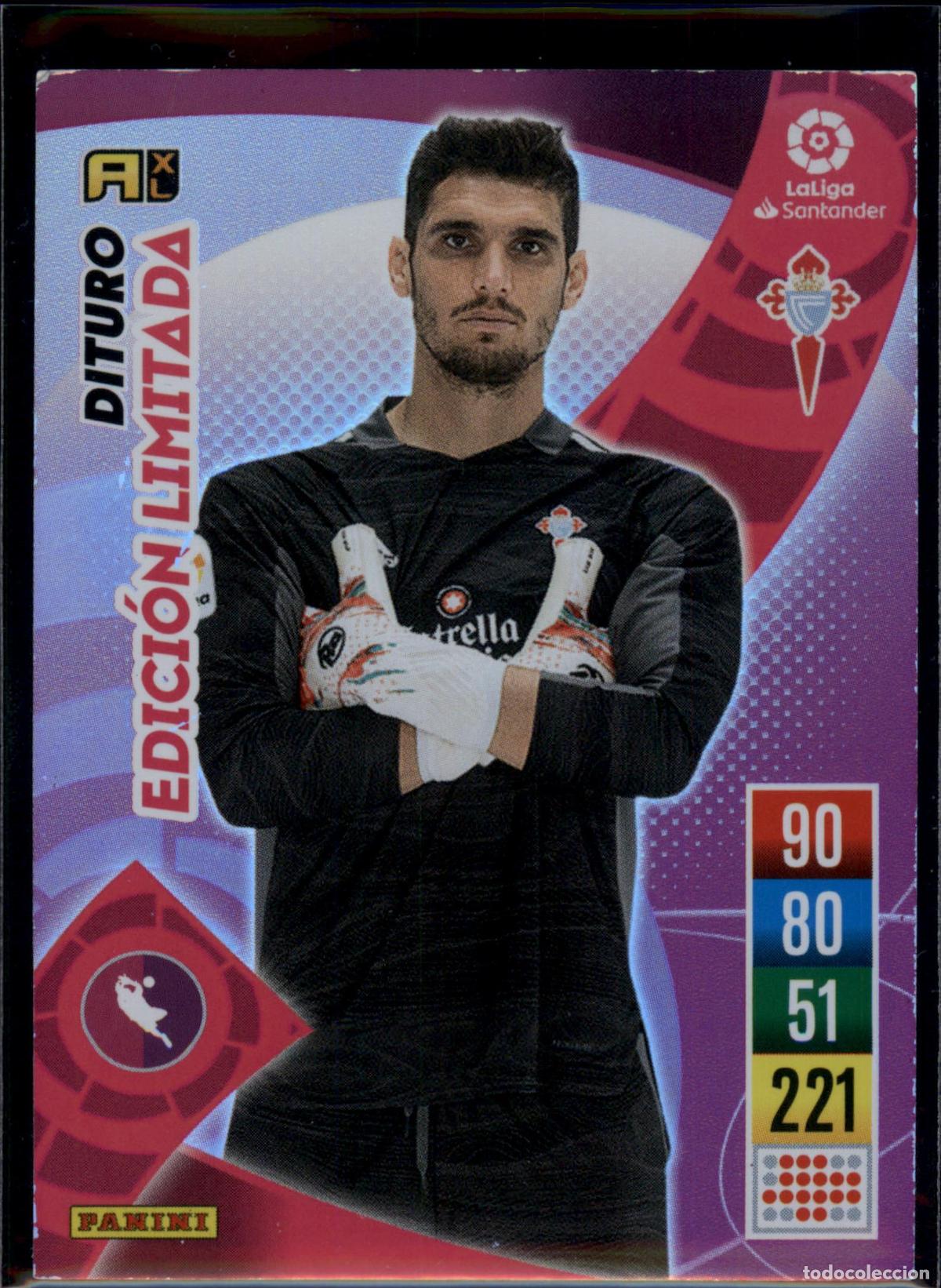 Cromos de f&uacute;tbol: Dituro Edici&oacute;n Limitada RC Celta LaLiga Santander Adrenalyn XL 2021 2022 Panini 21 22