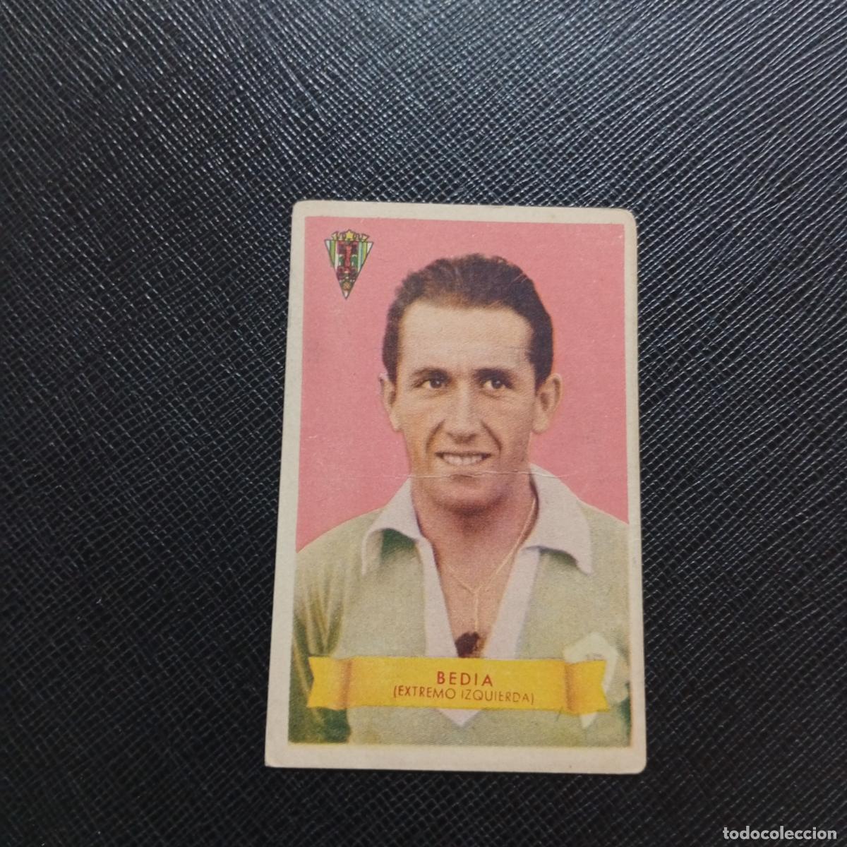 Cromos de f&uacute;tbol: BEDIA CORDOBA BRUGUERA 1949 1950 CROMO FUTBOL 49 50 LIGA - SIN PEGAR - A101 PG118