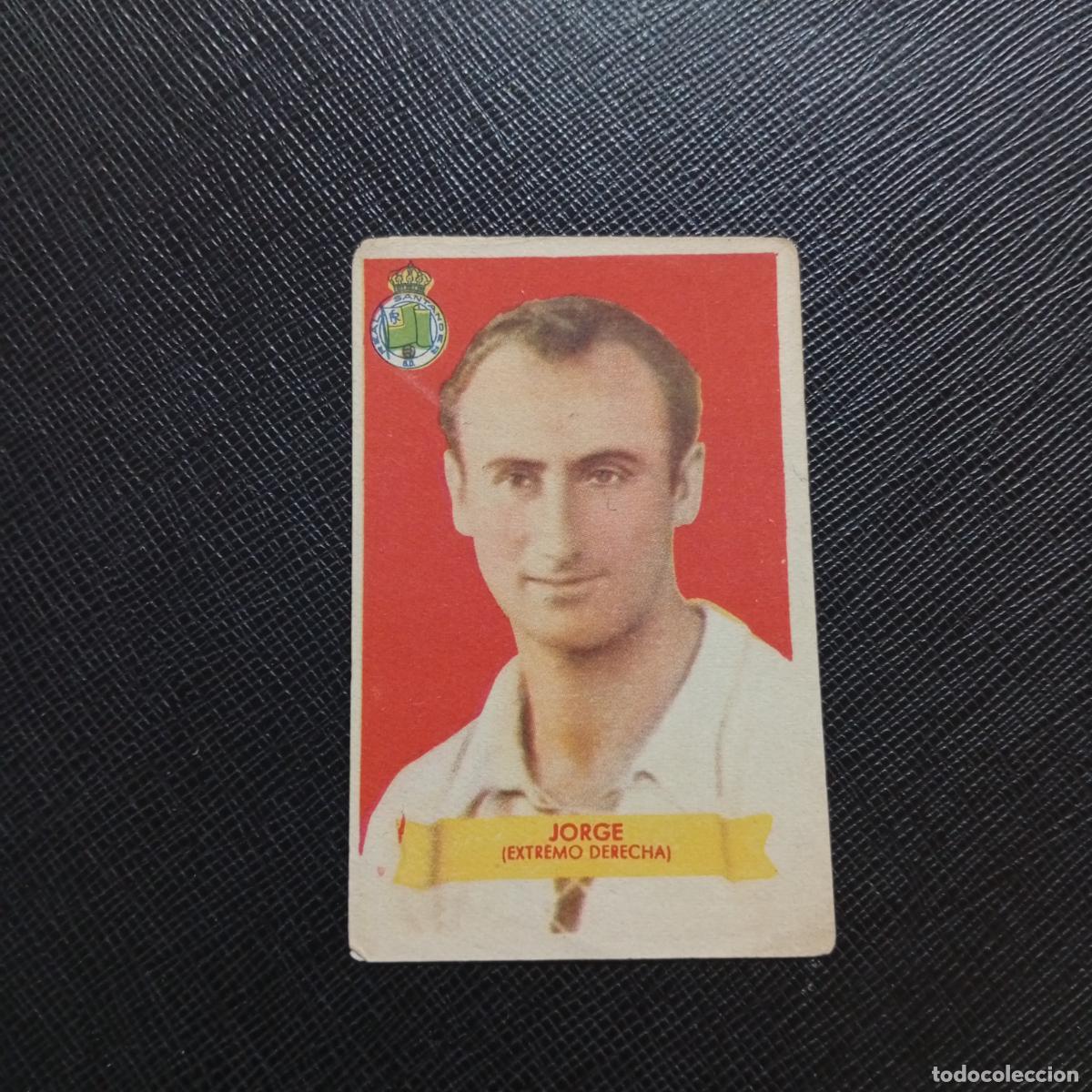 Cartes &agrave; collectionner de Football: JORGE RACING BRUGUERA 1949 1950 CROMO FUTBOL 49 50 LIGA - SIN PEGAR - A101 PG163
