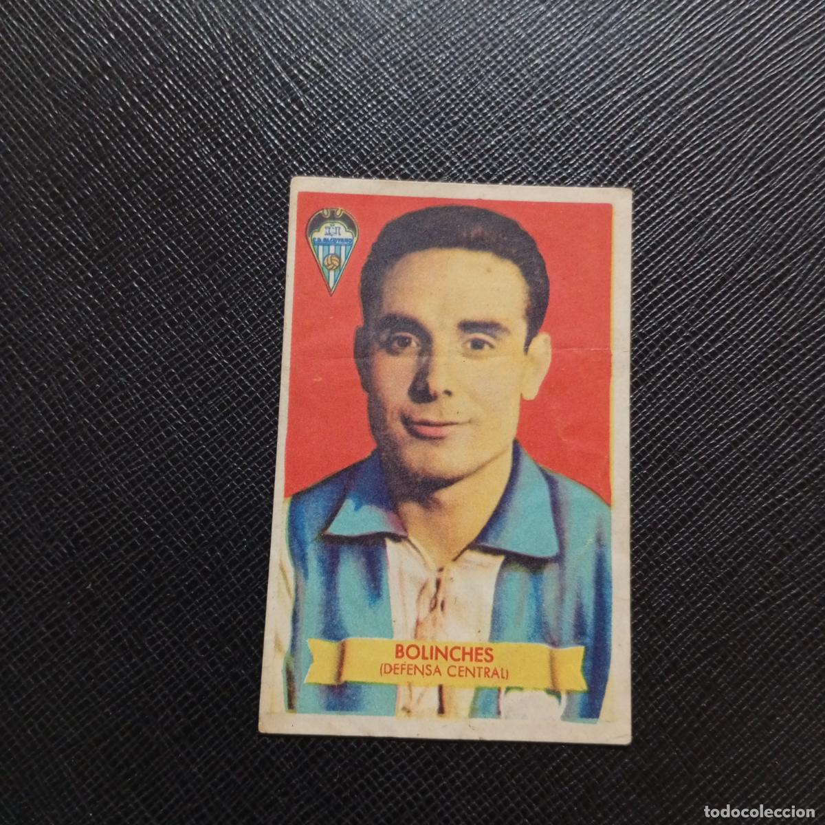 Cromos de f&uacute;tbol: BOLINCHES ALCOYANO BRUGUERA 1949 1950 CROMO FUTBOL 49 50 LIGA - SIN PEGAR - A101 PG163