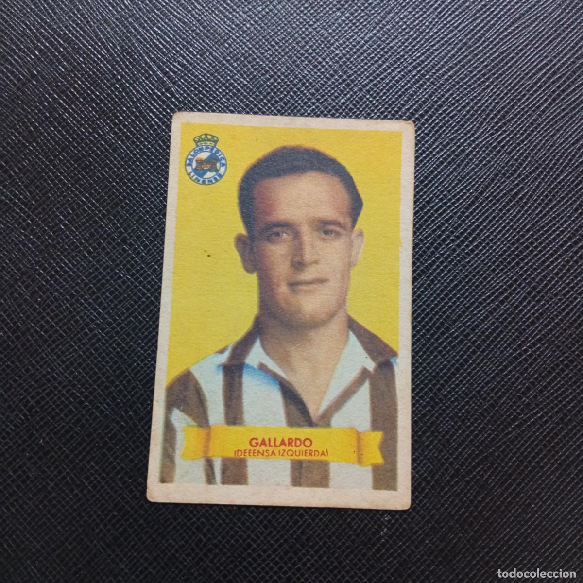 Cromos de f&uacute;tbol: GALLARDO LINENSE BRUGUERA 1949 1950 CROMO FUTBOL 49 50 LIGA - SIN PEGAR - A101 PG271
