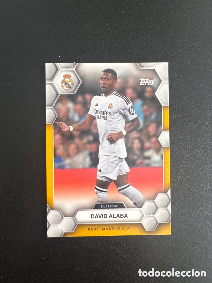 Cromos de Futebol: ALABA NUMERO 5 REAL MADRID TEAM SET CLUB 2024 TOPPS