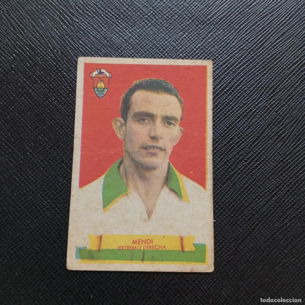 Cromos de f&uacute;tbol: MENDI ELCHE BRUGUERA 1949 1950 CROMO FUTBOL 49 50 LIGA - SIN PEGAR - A101 PG298