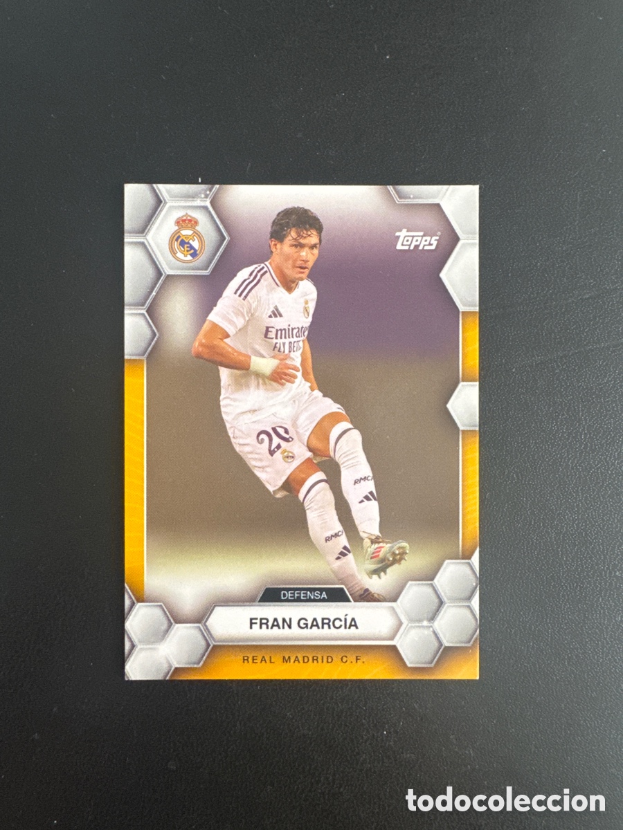Cromos de f&uacute;tbol: FRAN GARCIA TEAM SET REAL MADRID NUMERO 8 TOPPS 2024