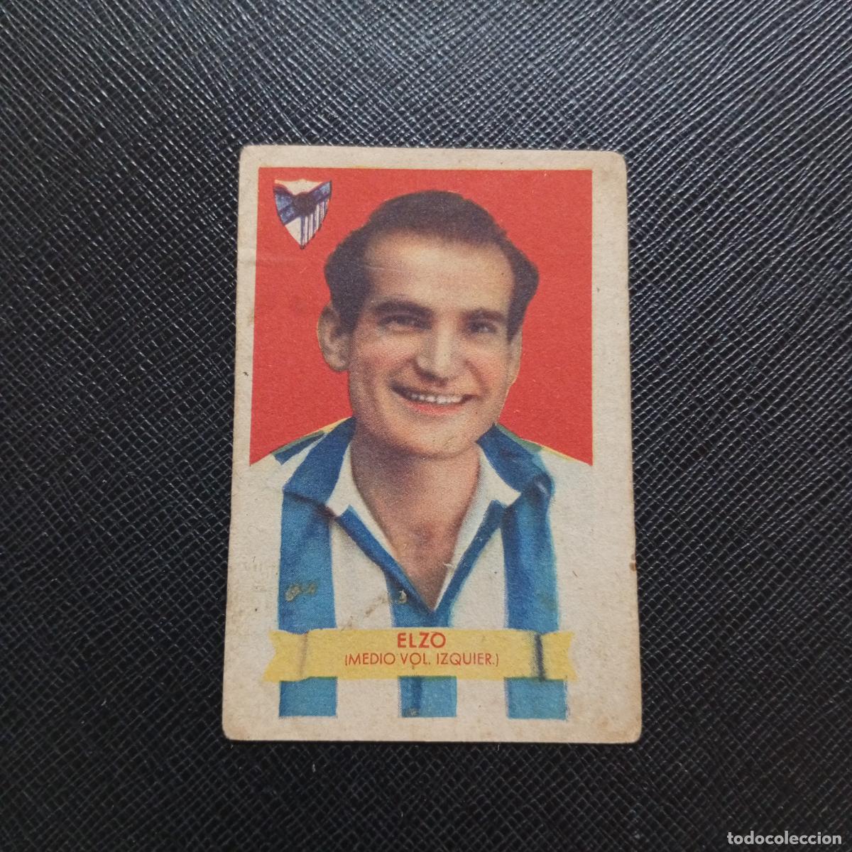 Football Stickers: ELZO MALAGA BRUGUERA 1949 1950 CROMO FUTBOL 49 50 LIGA - SIN PEGAR - A101 PG307