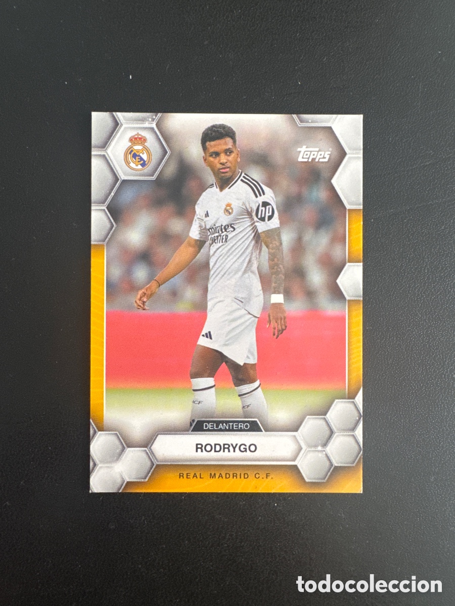 Cromos de f&uacute;tbol: RODRYGO REAL MADRID NUMERO 19 TEAM SET 2024 TOPPS