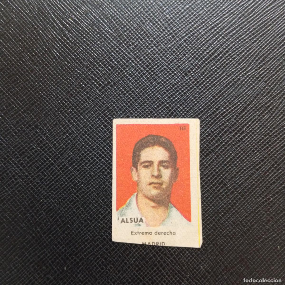 Football Stickers: 113 ALSUA REAL MADRID BRUGUERA 1944 1945 CROMO FUTBOL 44 45 LIGA - SIN PEGAR - A101 PG316