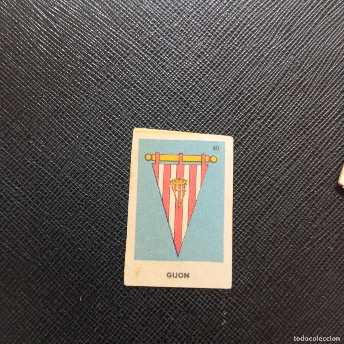 Cromos de f&uacute;tbol: 80 ESCUDO SPORTING GIJON BRUGUERA 1944 1945 CROMO FUTBOL 44 45 LIGA - SIN PEGAR - A101 PG316