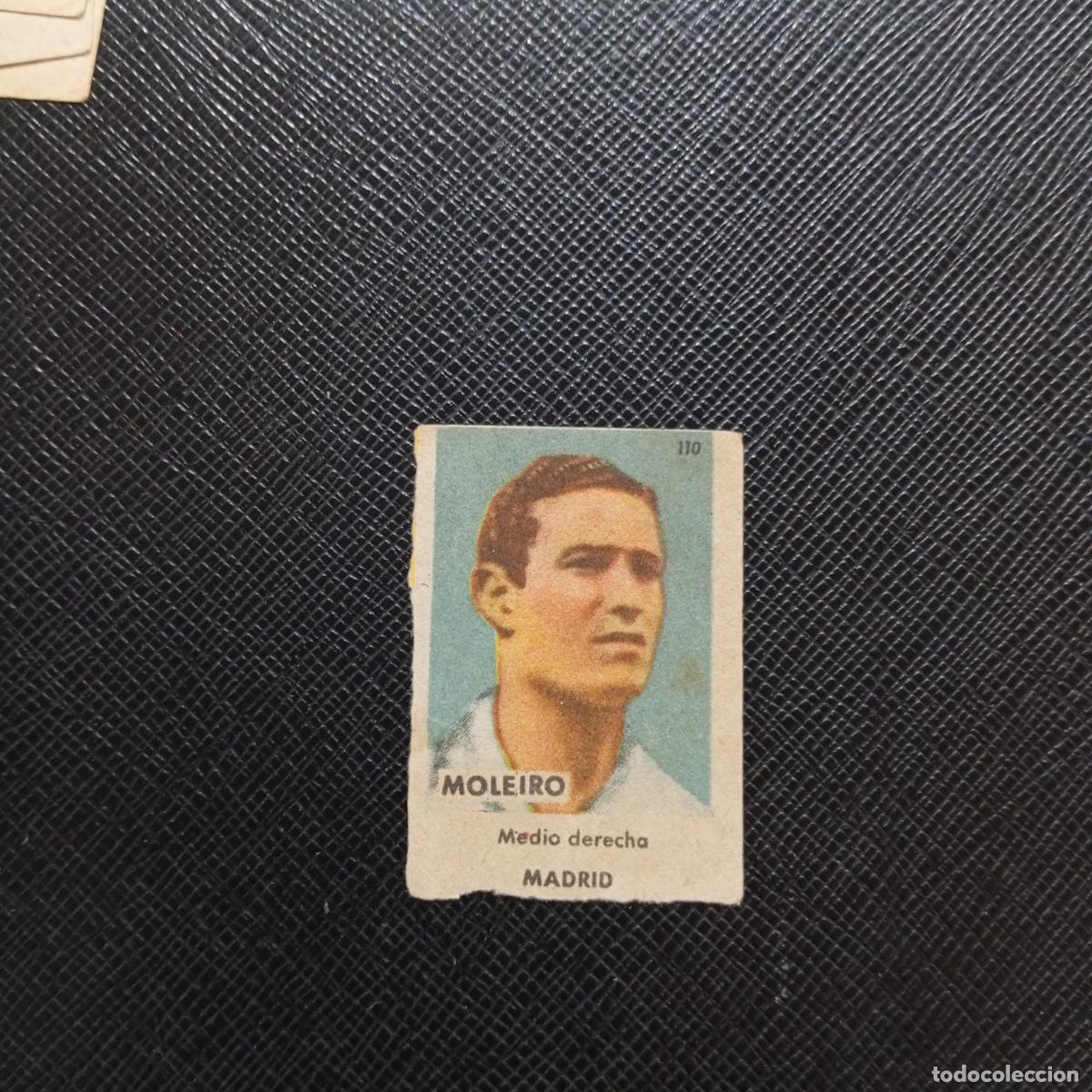 Cromos de f&uacute;tbol: 110 MOLEIRO REAL MADRID BRUGUERA 1944 1945 CROMO FUTBOL 44 45 LIGA - SIN PEGAR - A101 PG316