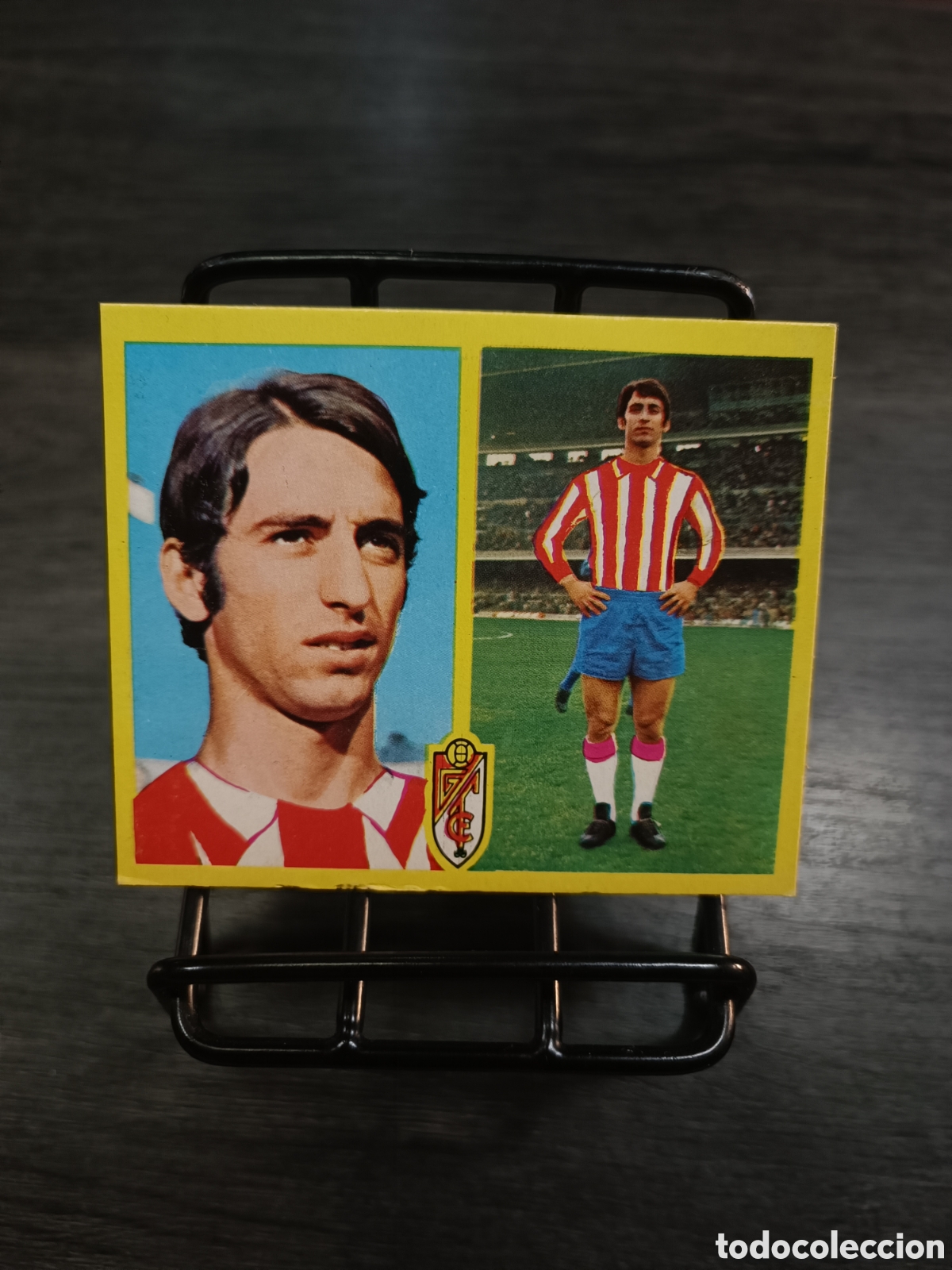 Cromos de f&uacute;tbol: 1972 Liga Este Quiles Granada despegado