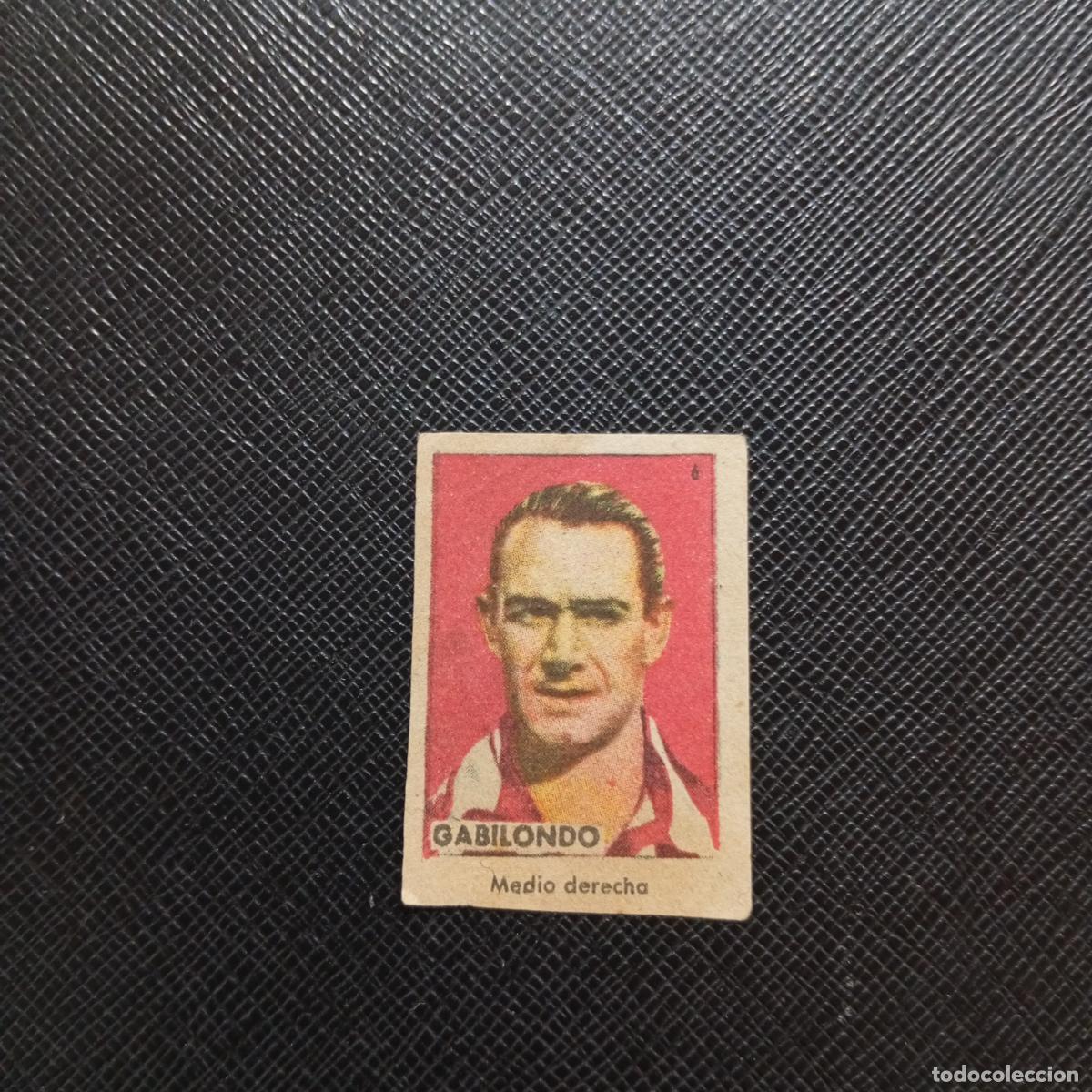 Cromos de f&uacute;tbol: 6 GABILONDO AT AVIACION BRUGUERA 1944 1945 CROMO FUTBOL 44 45 LIGA - SIN PEGAR - A101 PG325