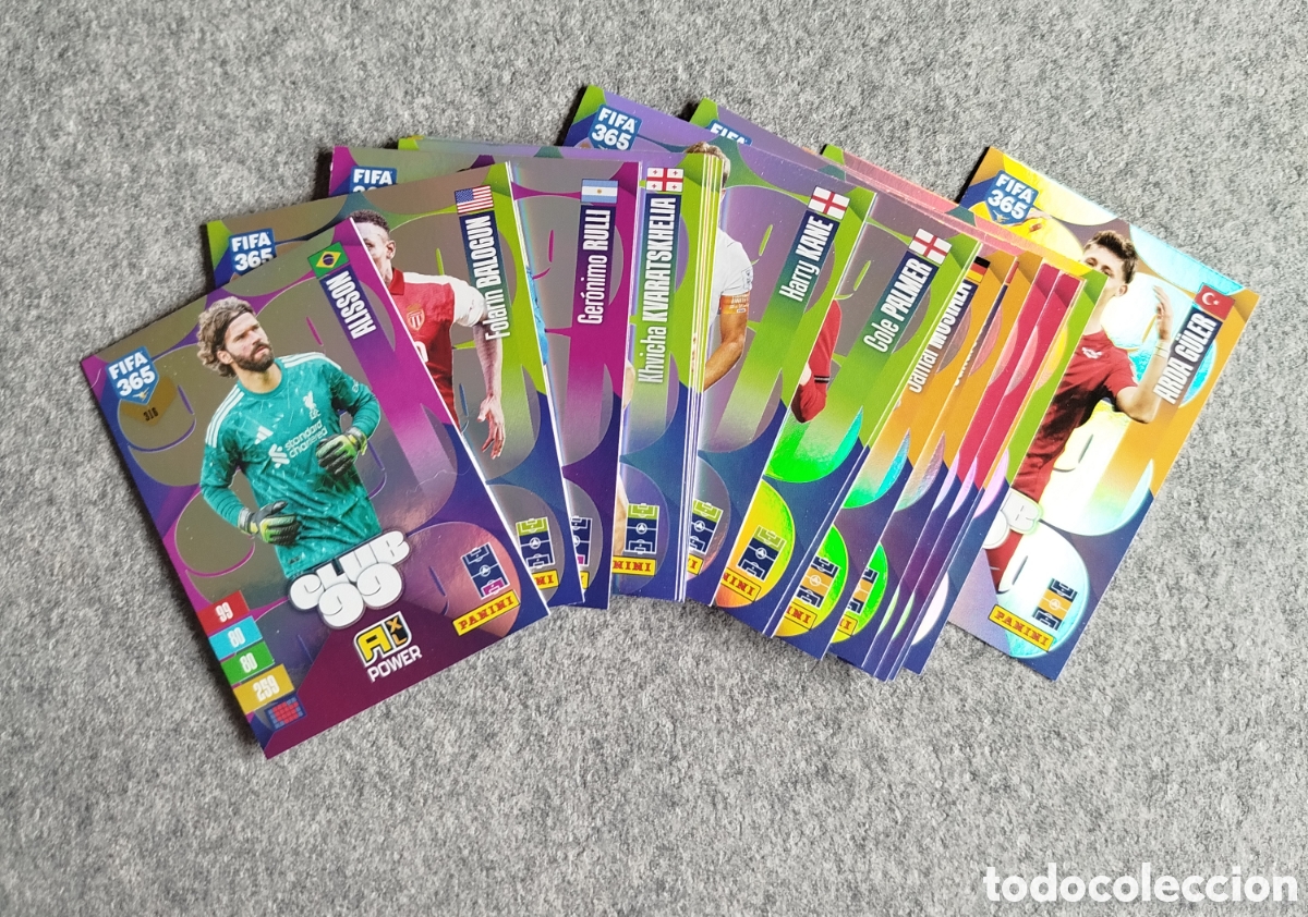 Cromos de f&uacute;tbol: COMPLETO CLUB 99 FIFA 365 2027 LOTE 18 CARDS CROMOS PANINI