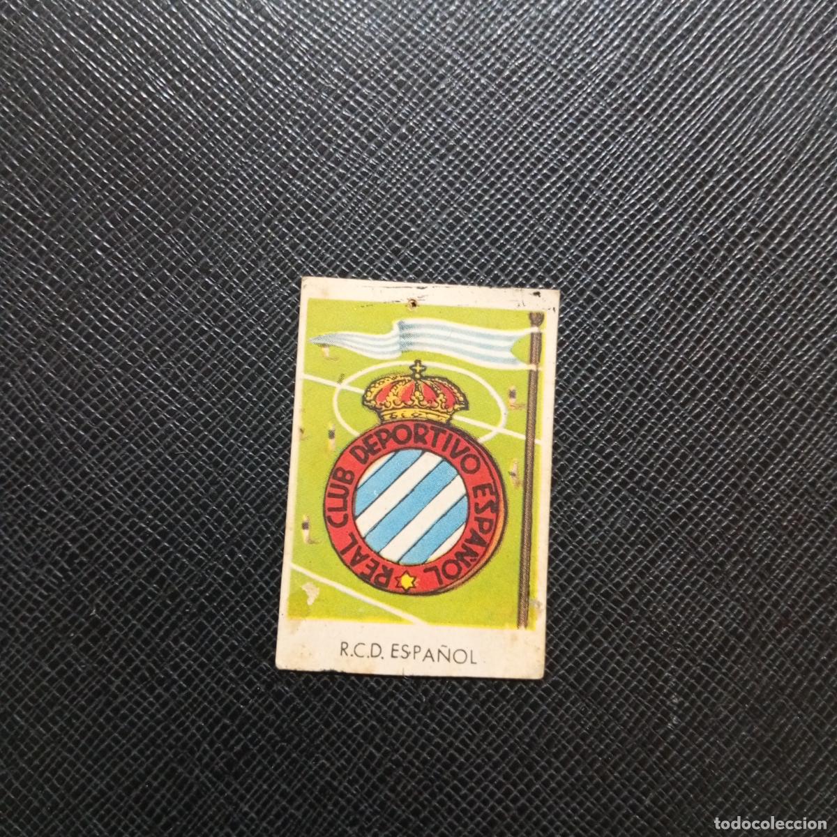 Cromos de f&uacute;tbol: 183 ESPA&Ntilde;OL ESCUDO RUIZ ROMERO 57 58 CROMO FUTBOL LIGA 1957 1958 - SIN PEGAR - A101 PG325