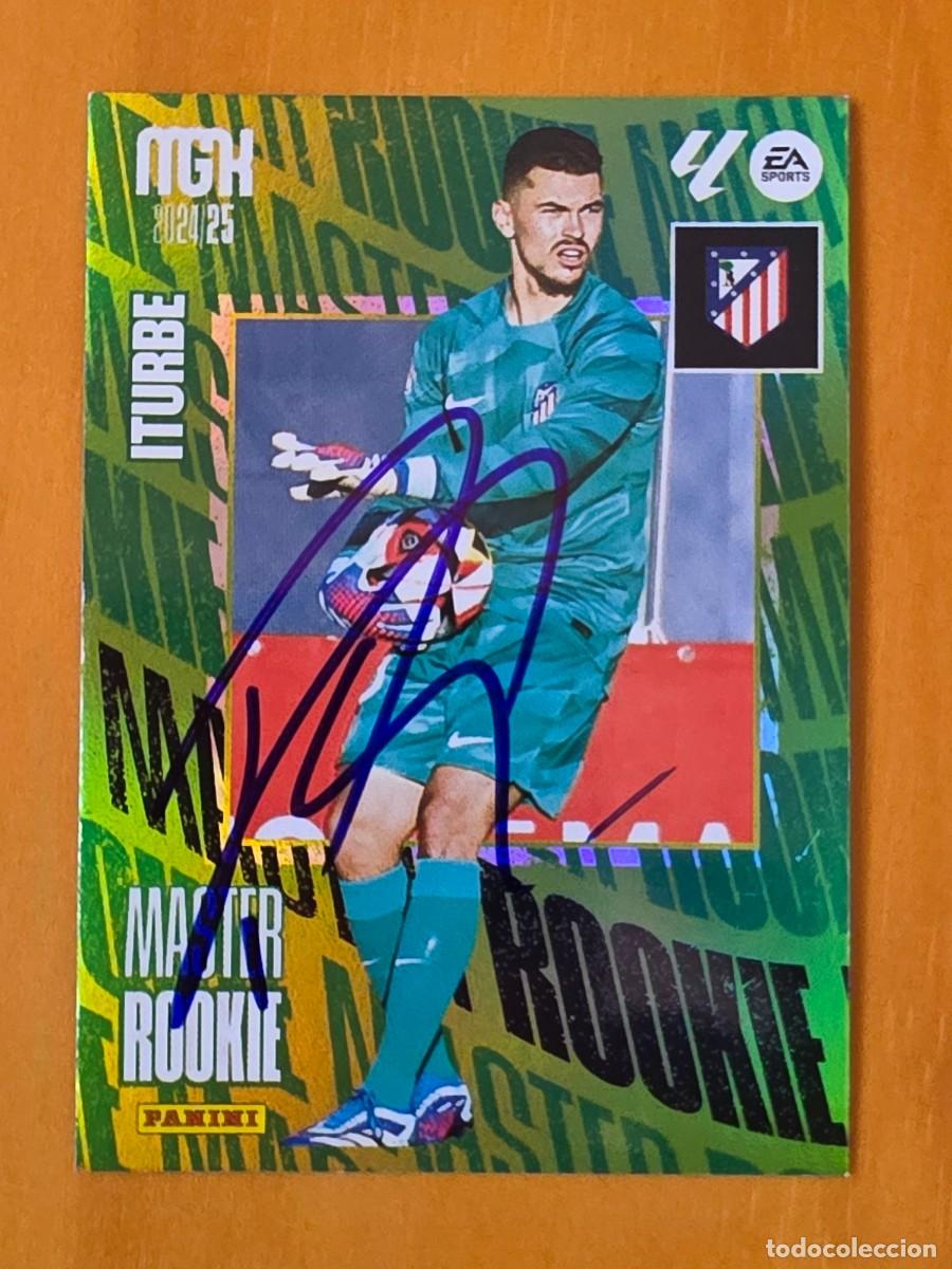 Cromos de f&uacute;tbol: Cromo firmado de Alejandro Iturbe con aut&oacute;grafo, Atl&eacute;tico de Madrid, Elche CF