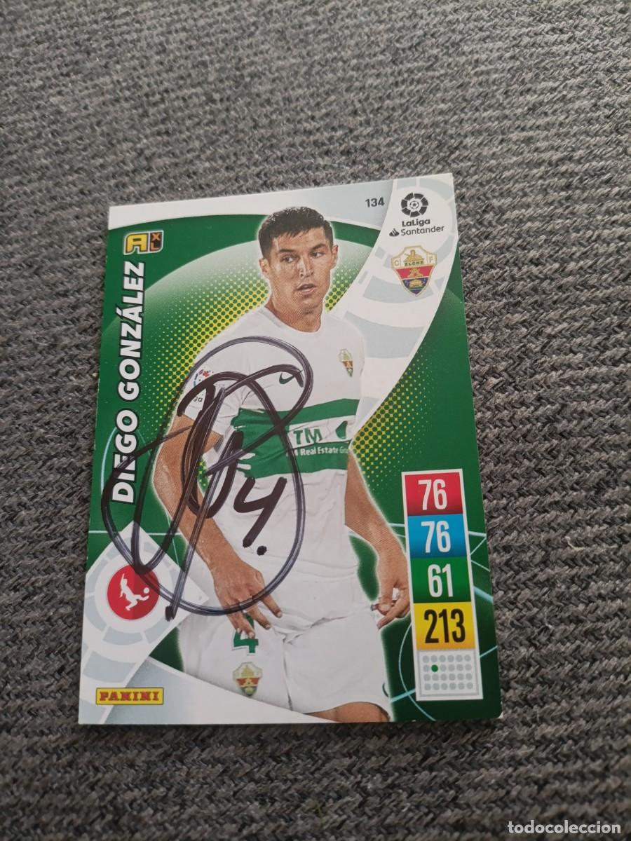 Cromos de f&uacute;tbol: Auto original de Diego Gonz&aacute;lez Elche - Foto 1