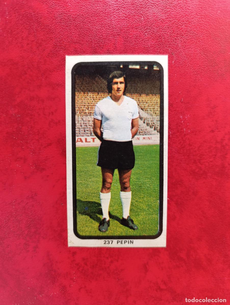 Cromos de f&uacute;tbol: ERROR PEPIN. RUIZ ROMERO 1974 1975 74-75. PEPIN N&ordm; 237-SALAMANCA. ERROR TRASERA NOMBRE RIAL.