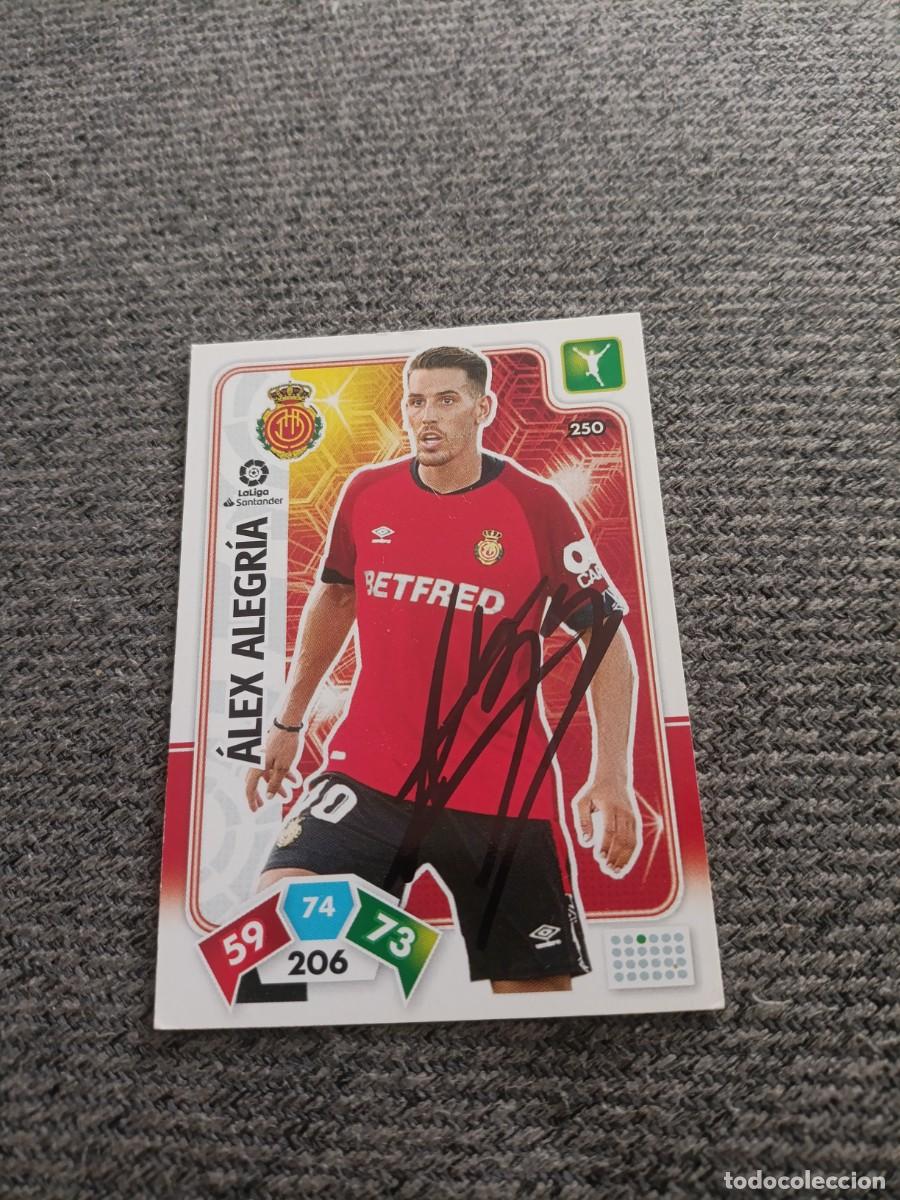 Cromos de f&uacute;tbol: Auto original de Alex Alegr&iacute;a mallorca - Foto 1