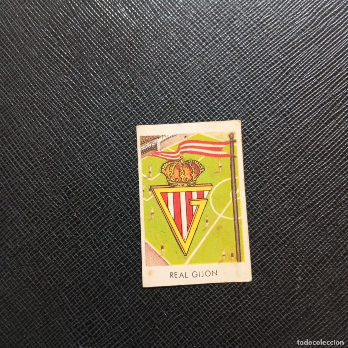 Cromos de f&uacute;tbol: SPORTING GIJON ESCUDO RUIZ ROMERO 57 58 CROMO FUTBOL LIGA 1957 1958 - SIN PEGAR - A101 PG343