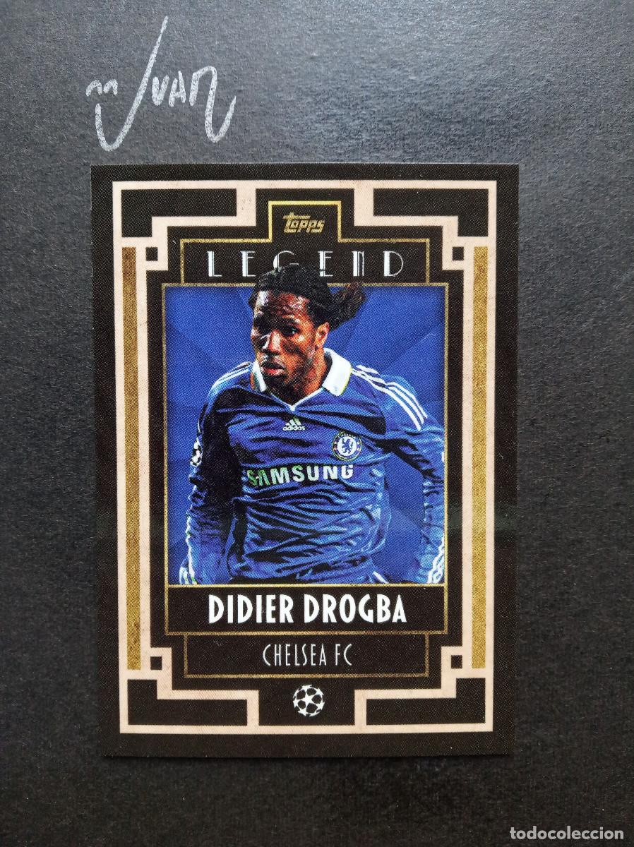 Cromos de f&uacute;tbol: LEGENDS DROGBA CHELSEA COSTA DE MARFIL⚽ TOPPS &reg; DECO UCL UEFA CHAMPIONS LEAGUE 2021 2022 21 22 NUEVO