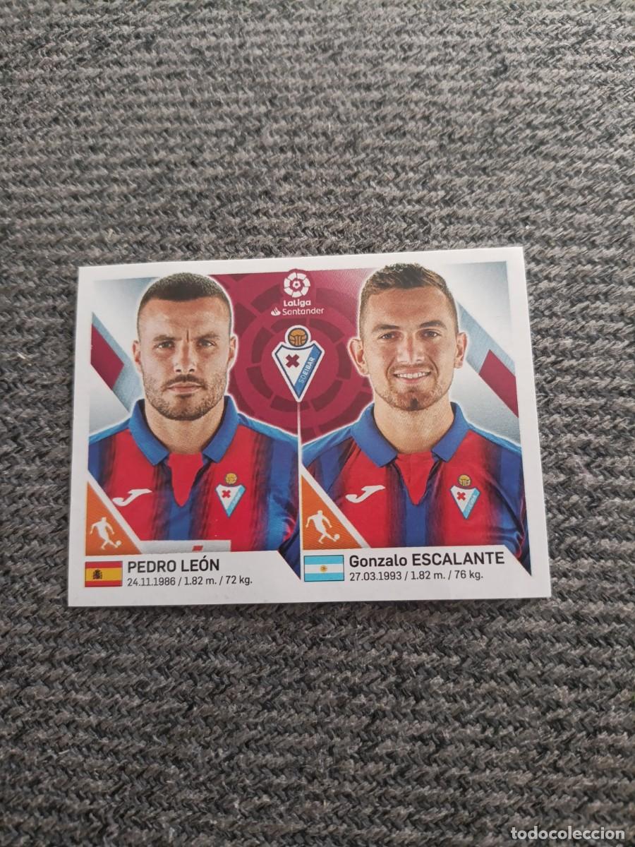 Cromos de f&uacute;tbol: Liga 19/20 edici&oacute;n Sudaremica Pedro Le&oacute;n/Escalante Eibar