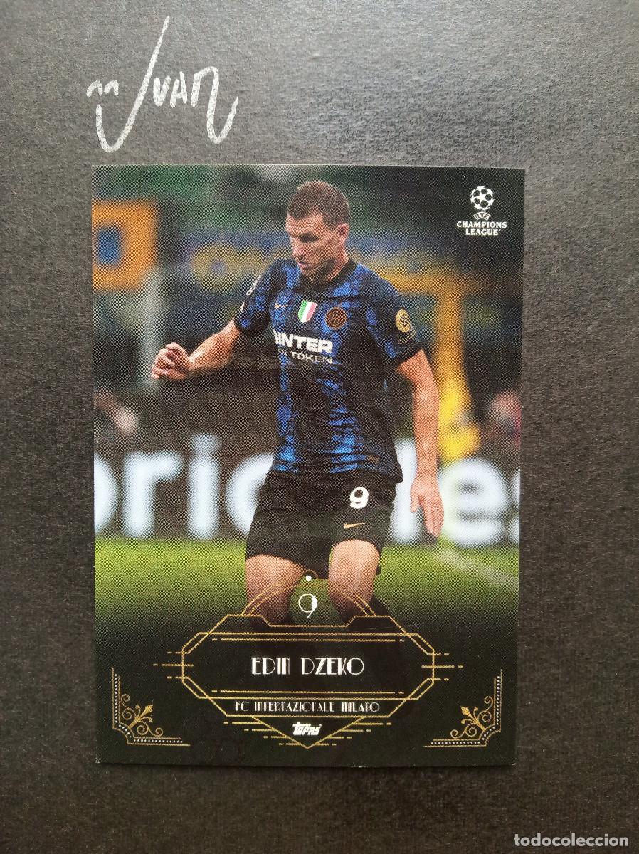 Cromos de f&uacute;tbol: ICONIC NINES DZEKO FC INTERNAZIONALE ⚽ TOPPS &reg; DECO UCL UEFA CHAMPIONS LEAGUE 2021 2022 21 22 NUEVO