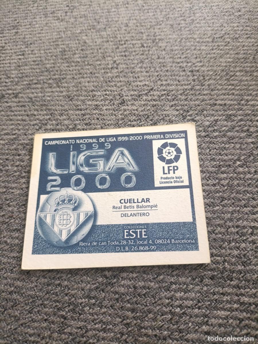 Cromos de f&uacute;tbol: Ed.este 99/00 Cu&eacute;llar Betis - Foto 2