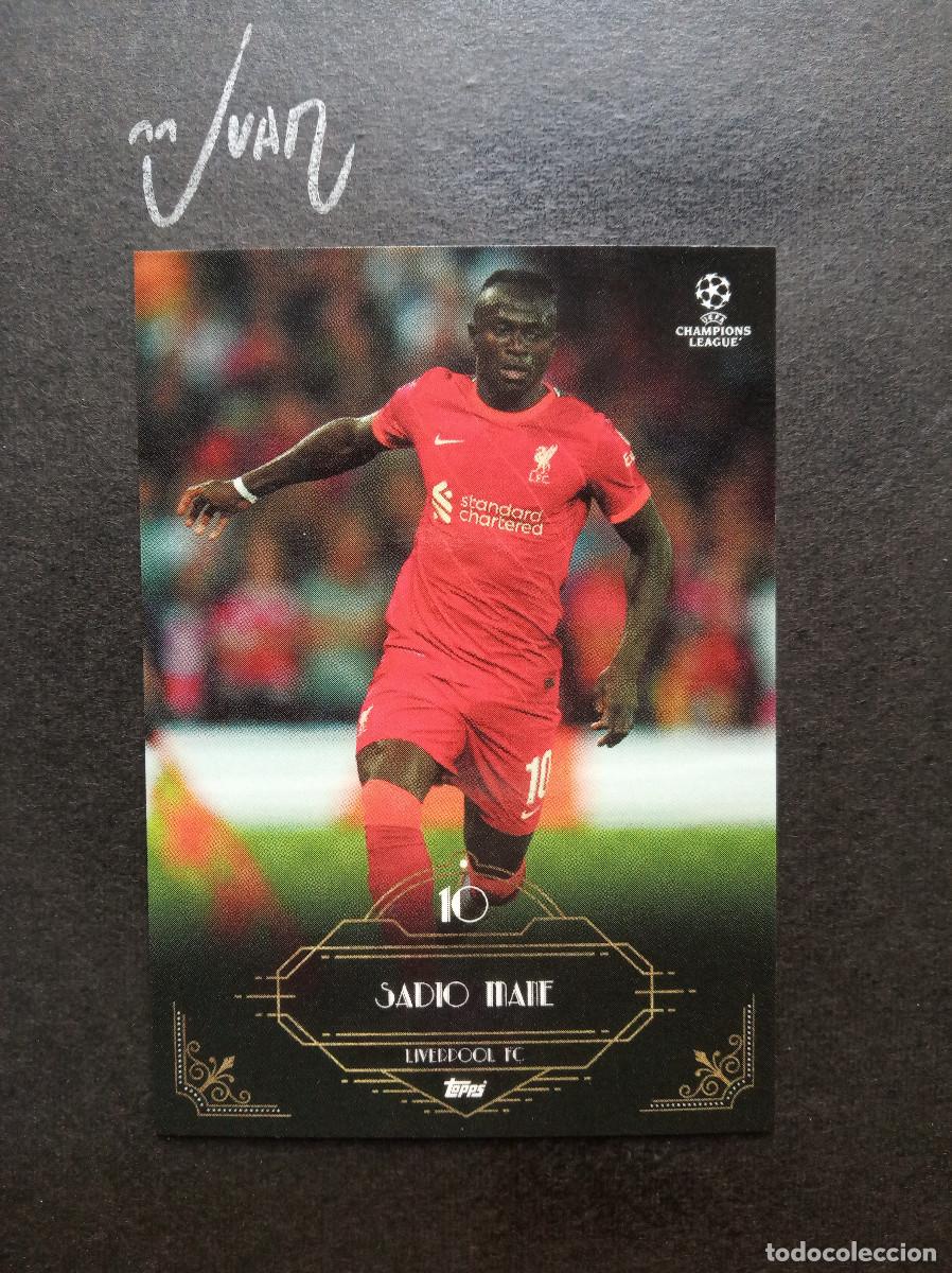 Fu&szlig;ball-Sticker: ICONIC TENS SADIO MANE LIVERPOOL ⚽ TOPPS &reg; DECO UCL UEFA CHAMPIONS LEAGUE 2021 2022 21 22 NUEVO