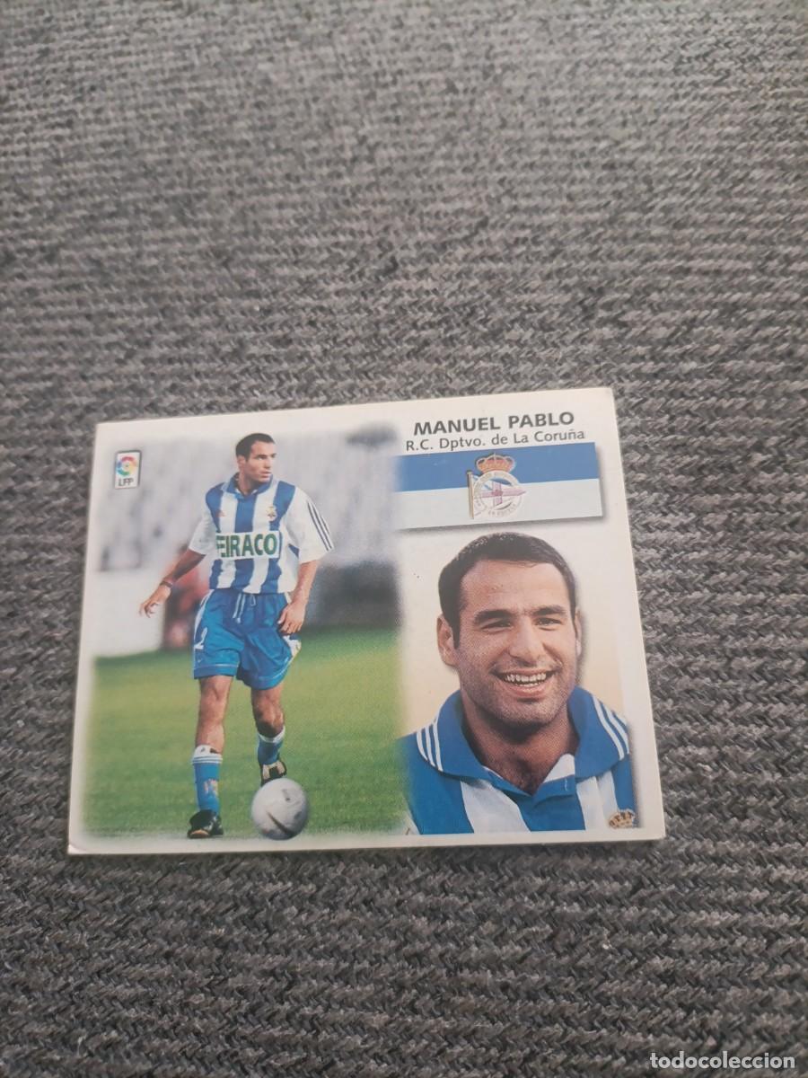 Cromos de f&uacute;tbol: Ed.este 99/00 Manuel Pablo Deportivo de la Coru&ntilde;a
