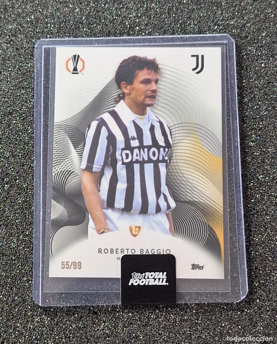 Cromos de f&uacute;tbol: Roberto Baggio Juventus Topps Total Football 55/99