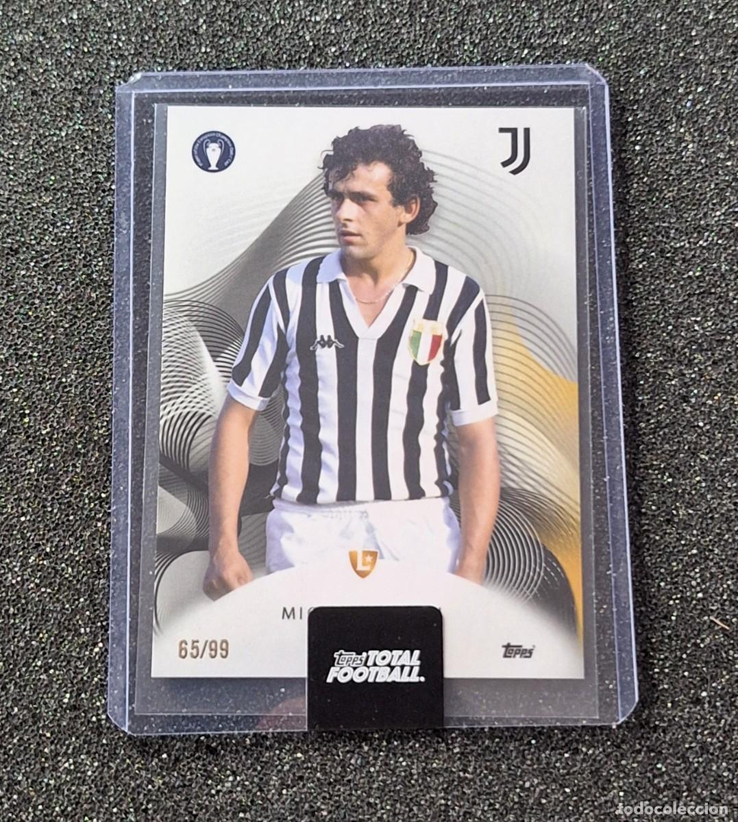 Cromos de f&uacute;tbol: Michel Platini Juventus Topps Total Football 65/99