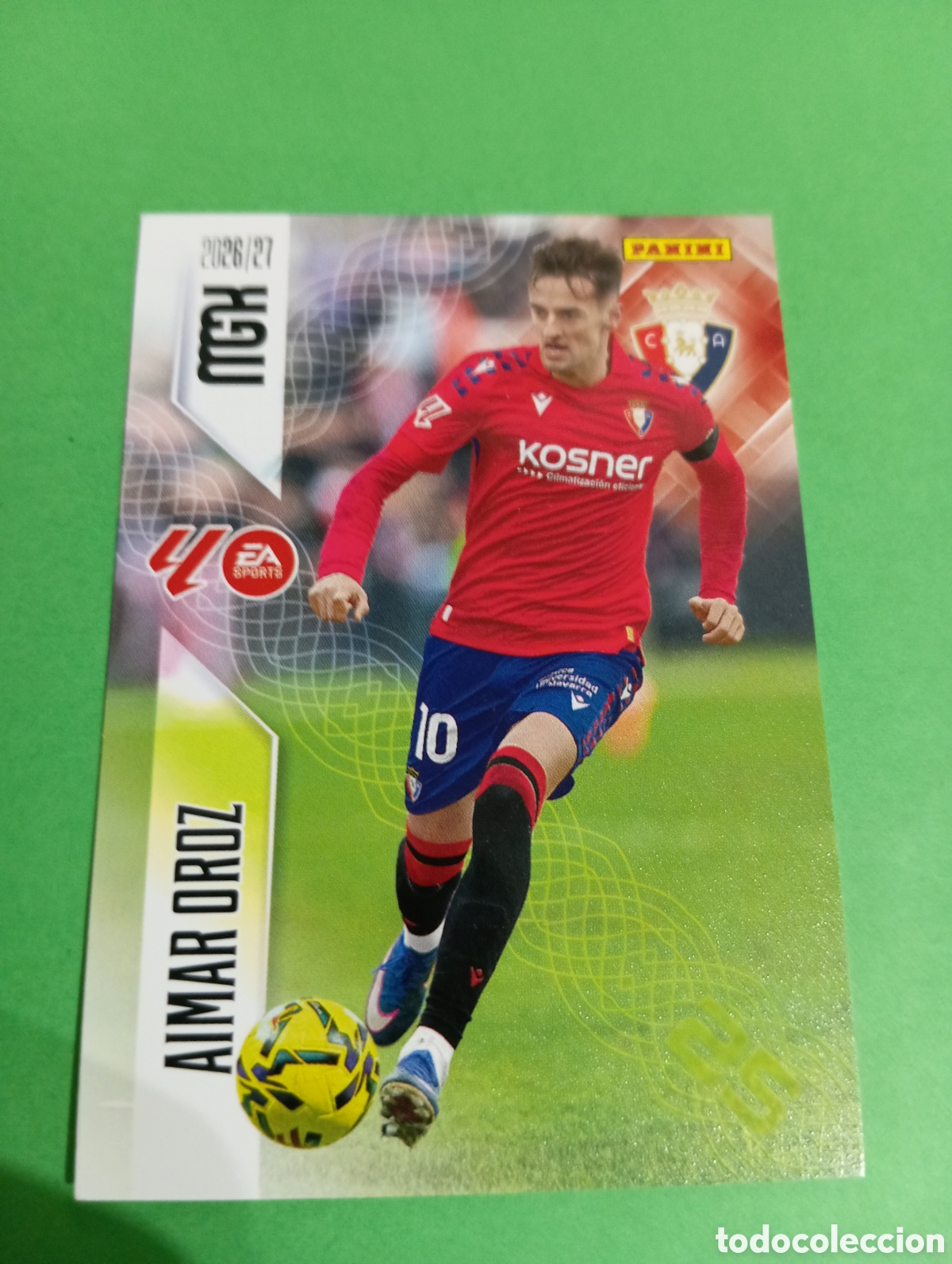 Cromos de f&uacute;tbol: Aimar Oroz Osasuna n&deg;266 / PANINI MEGACRACKS 2026/2027