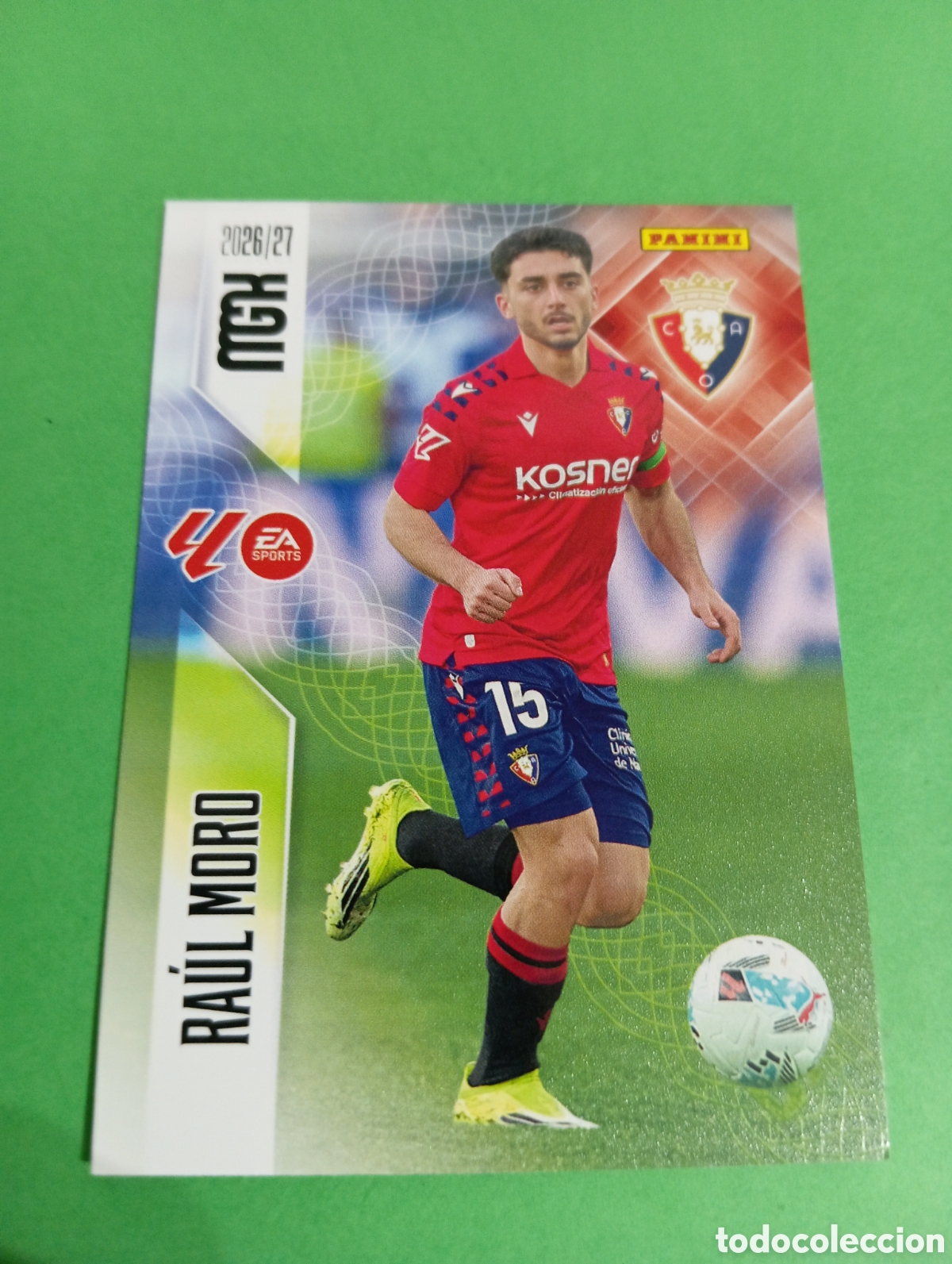 Cromos de f&uacute;tbol: Ra&uacute;l Moro Osasuna n&deg;267 / PANINI MEGACRACKS 2026/2027