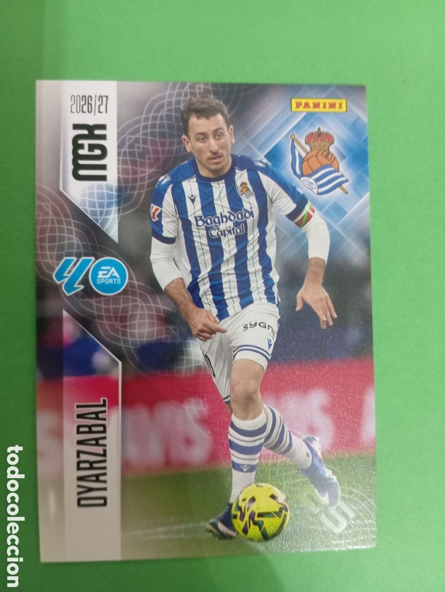 Cromos de f&uacute;tbol: Oyarzabal Real Sociedad n&deg;324 / PANINI MEGACRACKS 2026/2027