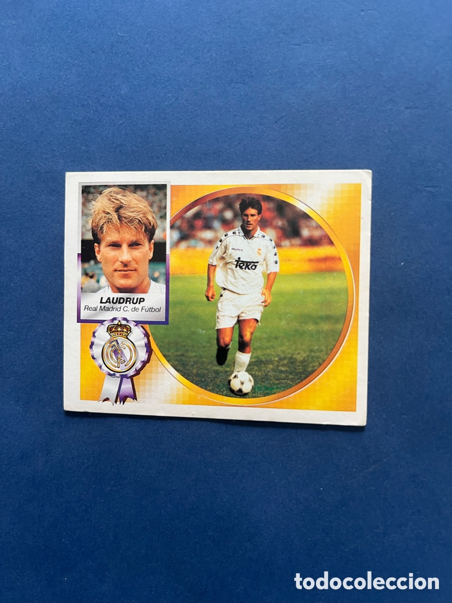 Cromos de f&uacute;tbol: Laudrup Real Madrid Este 1994-95 sin pegar .