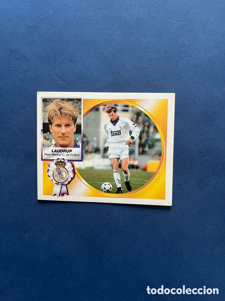 Cromos de f&uacute;tbol: Laudrup Real Madrid Este 1994-95 sin pegar .
