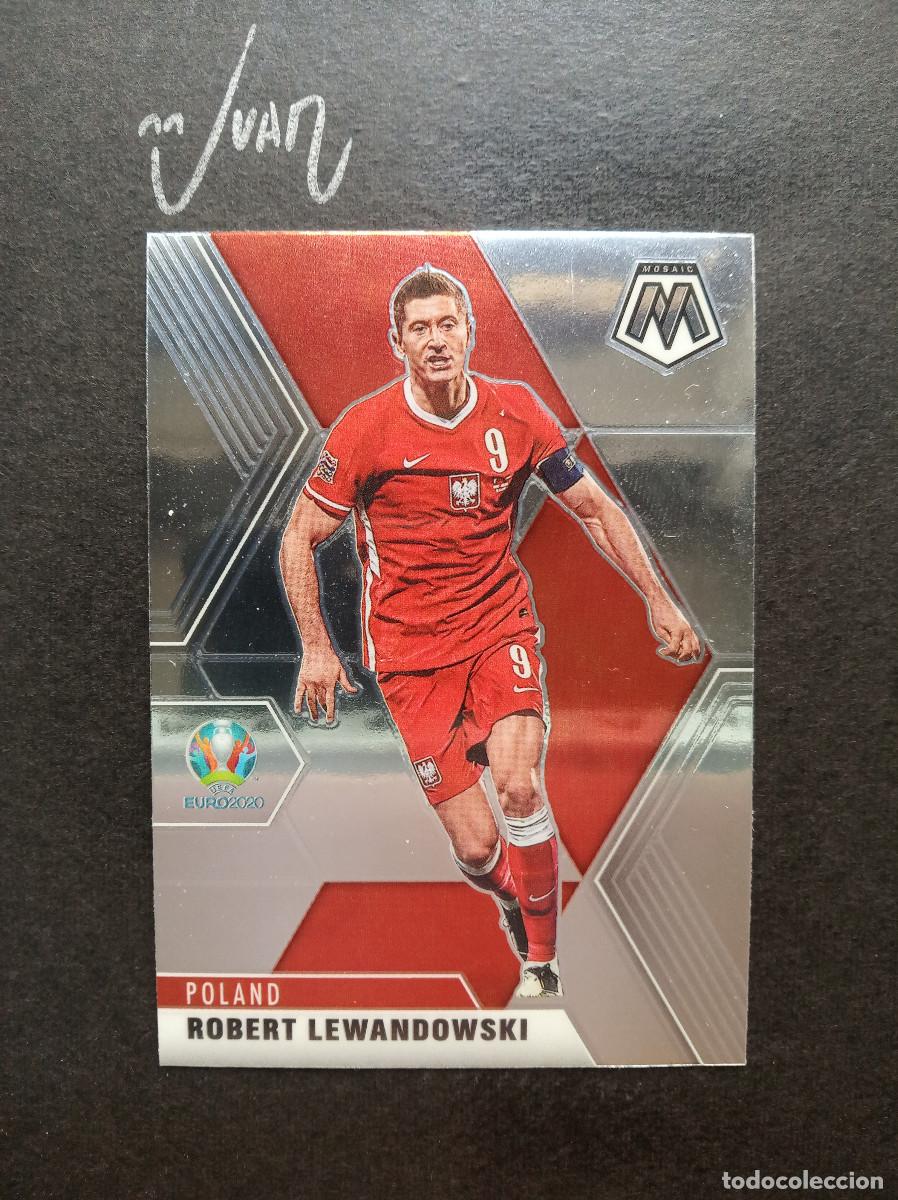 Cromos de f&uacute;tbol: N&ordm; 63 LEWANDOWSKI POLONIA FC BARCELONA BAYER MUNICH ⚽ PANINI &reg; MOSAIC EURO 2020 2021 20 21 NUEVO