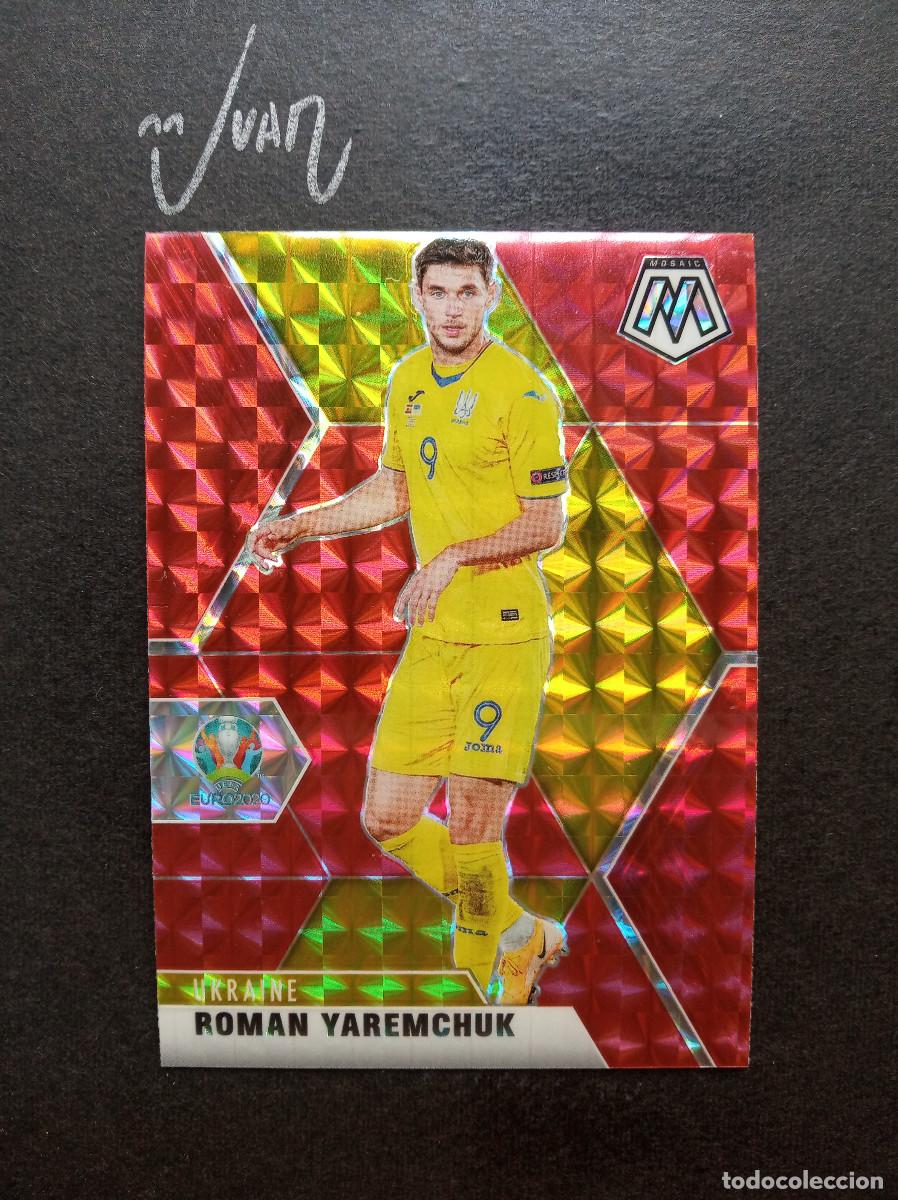Cromos de f&uacute;tbol: N&ordm; 187 PARALELA RED PRIZM YAREMCHUK UKRANIA VALENCIA ⚽ PANINI &reg; MOSAIC EURO 2020 2021 20 21 NUEVO