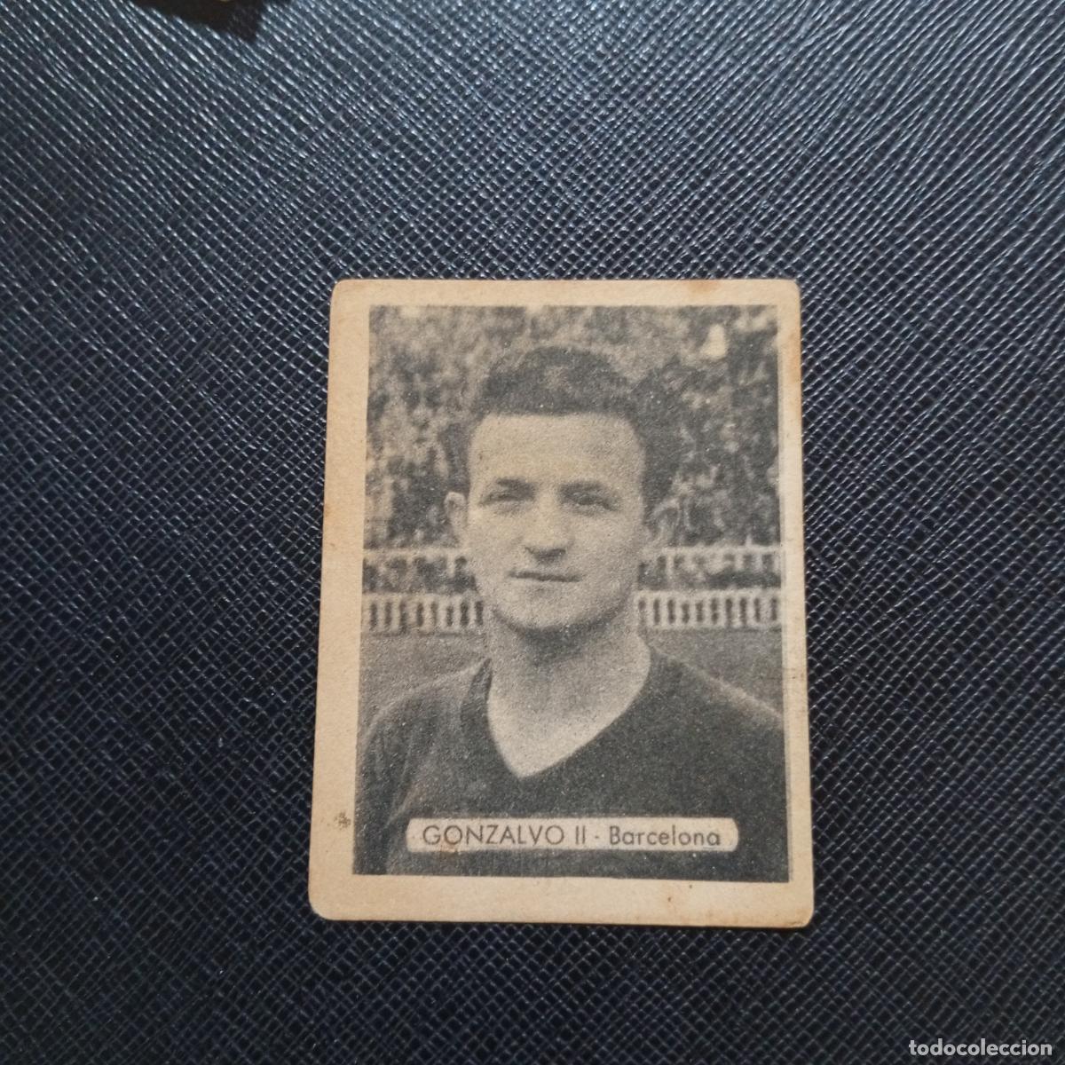 Cromos de f&uacute;tbol: GONZALVO II BARCELONA RUIZ ROMERO 1950 1951 CROMO 50 51 FUTBOL LIGA - SIN PEGAR - A101 PG370