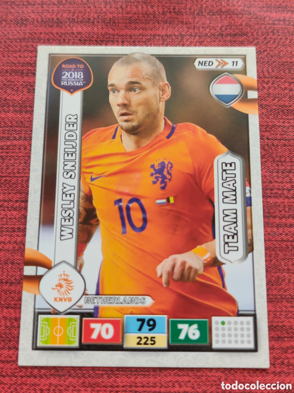 Cromos de f&uacute;tbol: NED_11 SNEIJDER HOLANDA ADRENALYN XL ROAD TO RUSSIA 2018