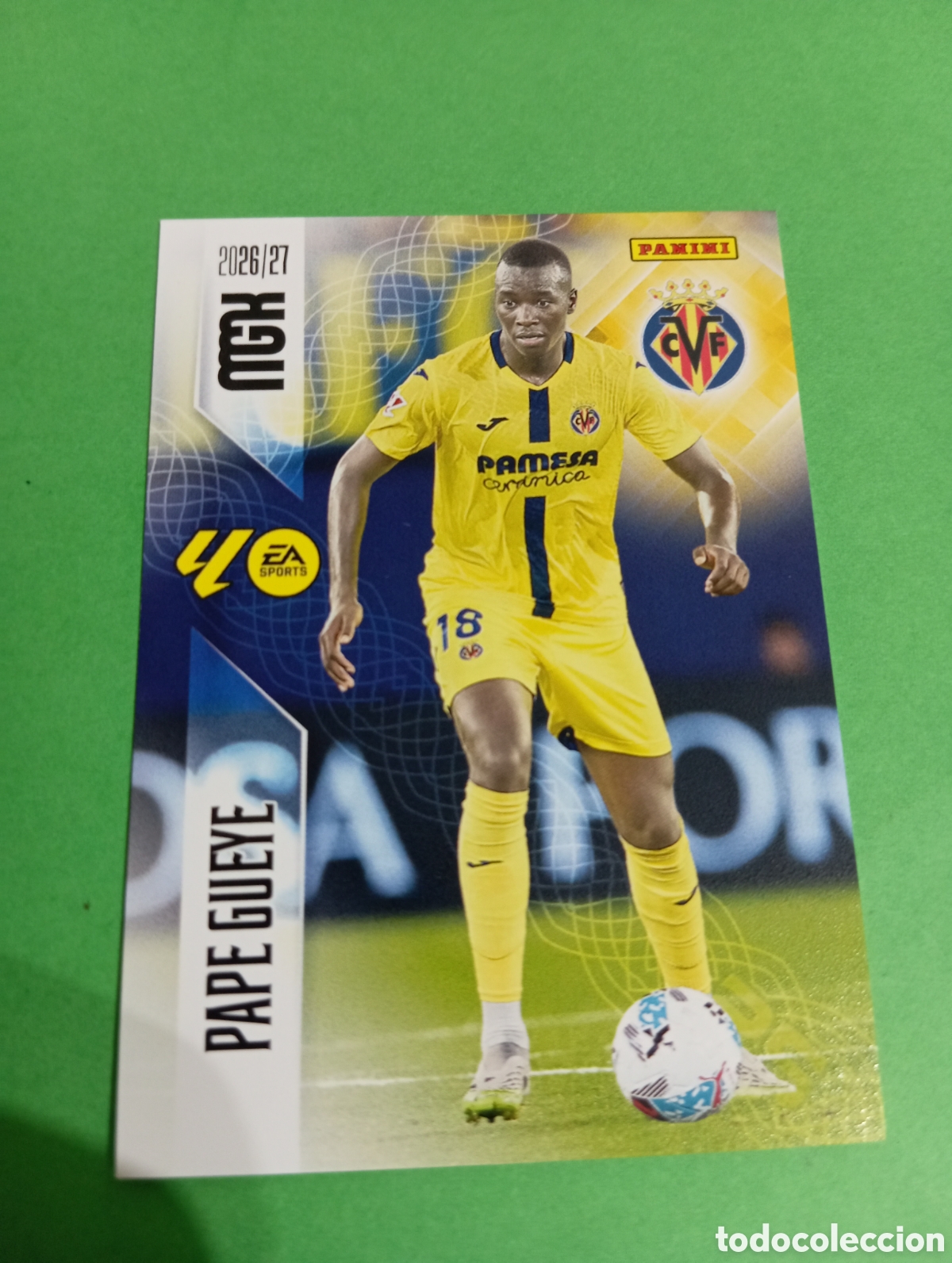 Cromos de f&uacute;tbol: Pape Gueye Villarreal n&deg;372 / PANINI MEGACRACKS 2026/2027