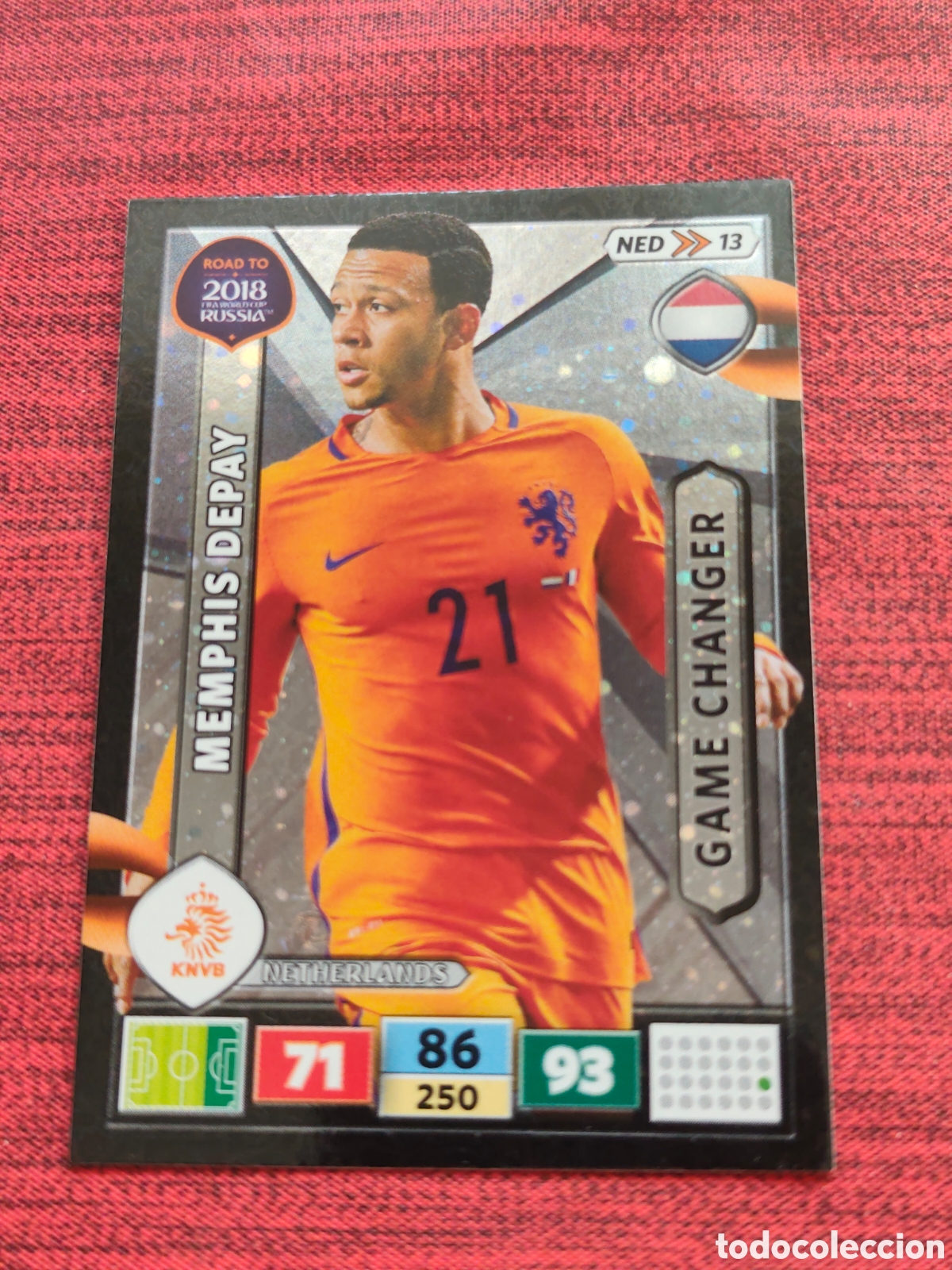 Cromos de f&uacute;tbol: NED_13 DEPAY HOLANDA ADRENALYN XL ROAD TO RUSSIA 2018