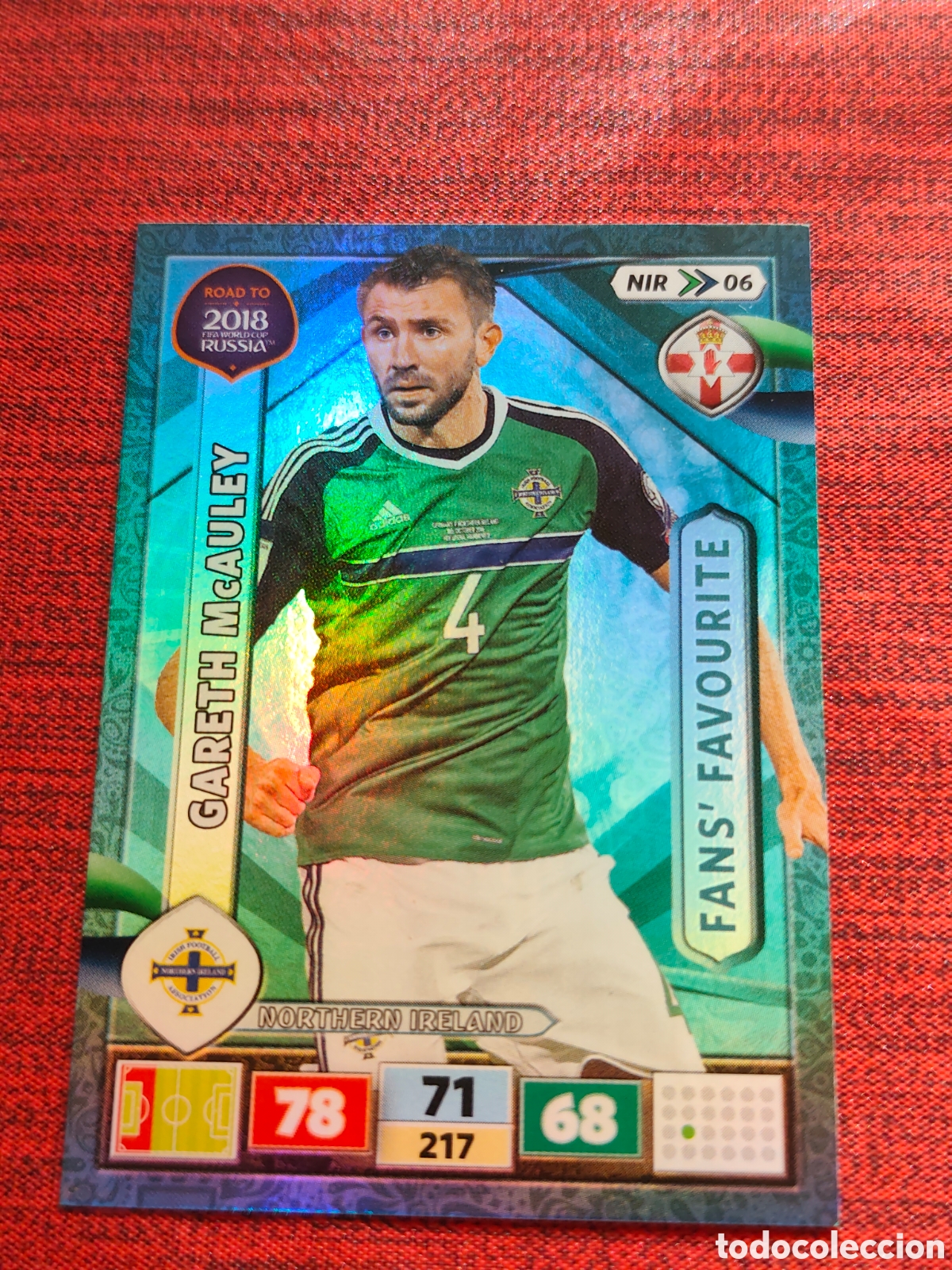 Cromos de f&uacute;tbol: NIR_06 McAULEY IRLANDA NORTE ADRENALYN XL ROAD TO RUSSIA 2018